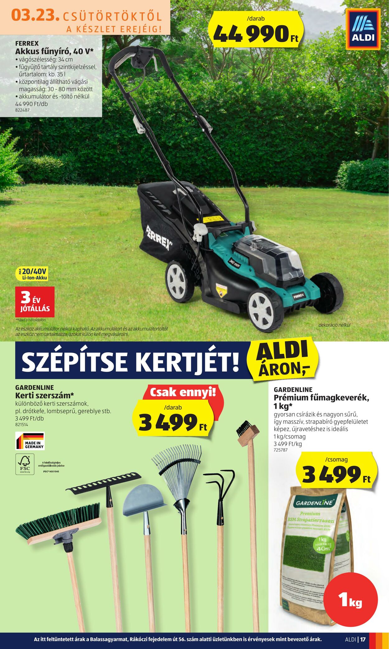 Flyer Aldi 23.03.2023 - 29.03.2023