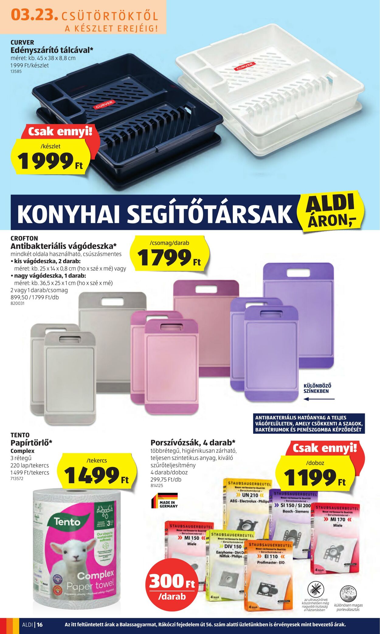 Flyer Aldi 23.03.2023 - 29.03.2023