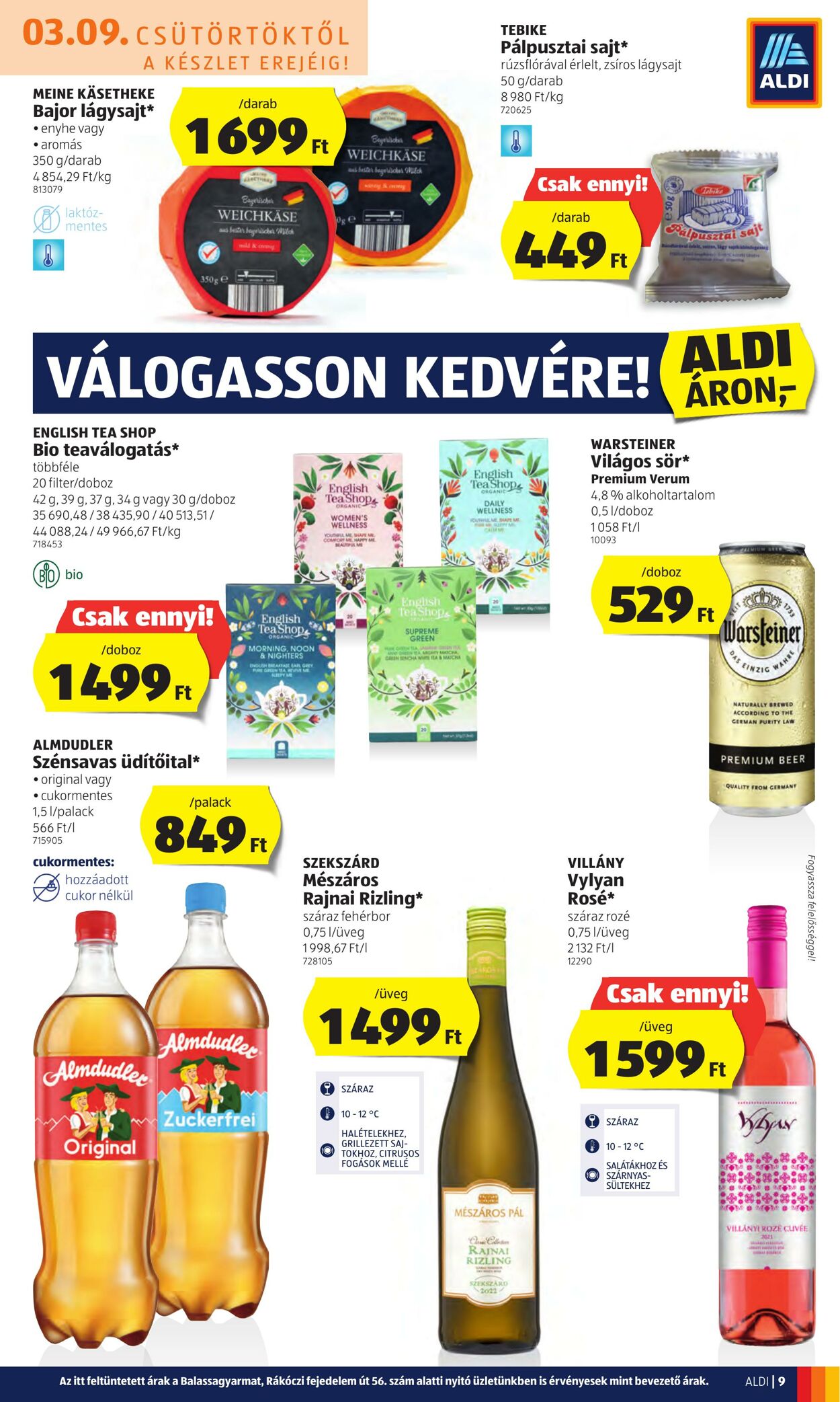 Flyer Aldi 09.03.2023 - 14.03.2023