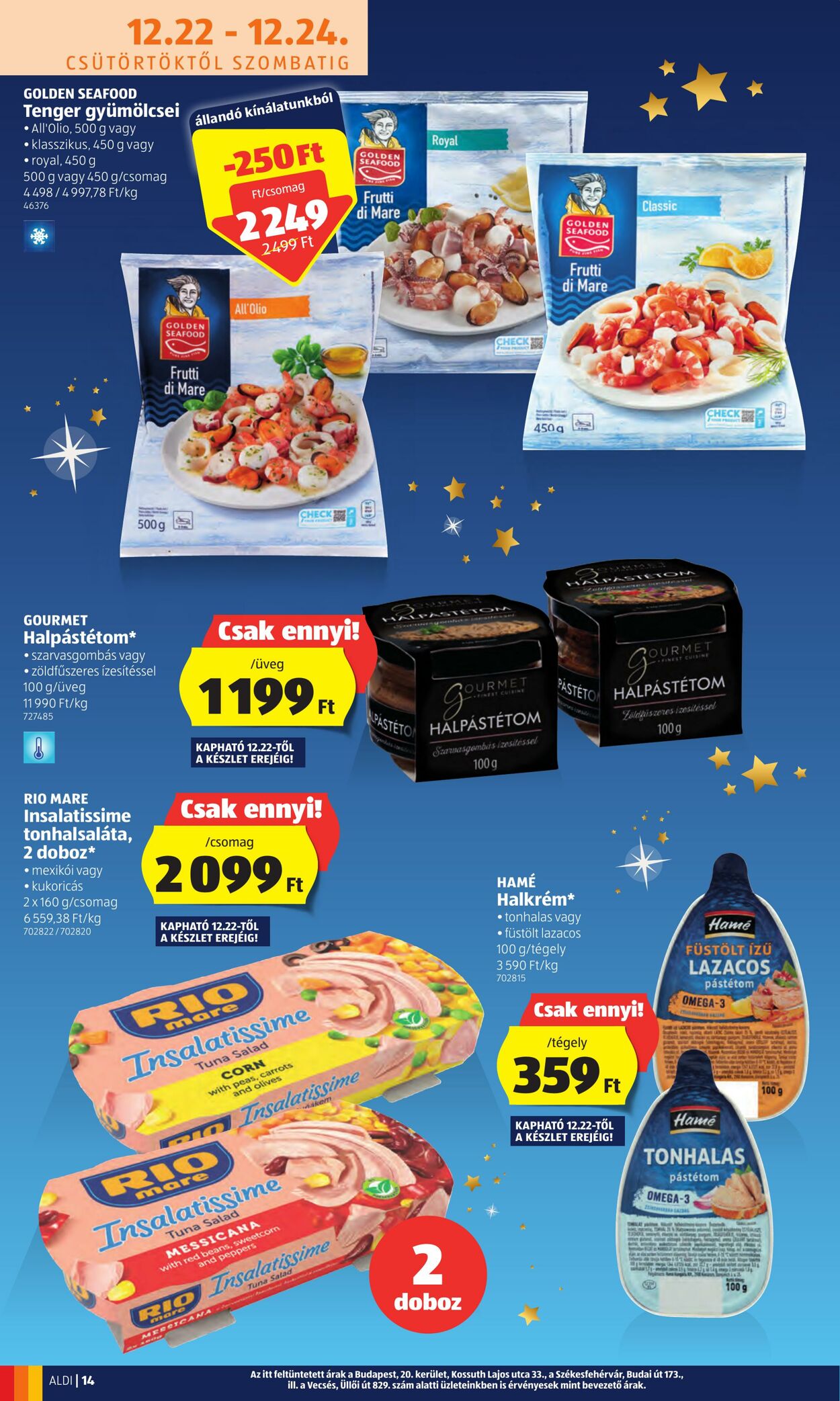 Flyer Aldi 22.12.2022 - 28.12.2022