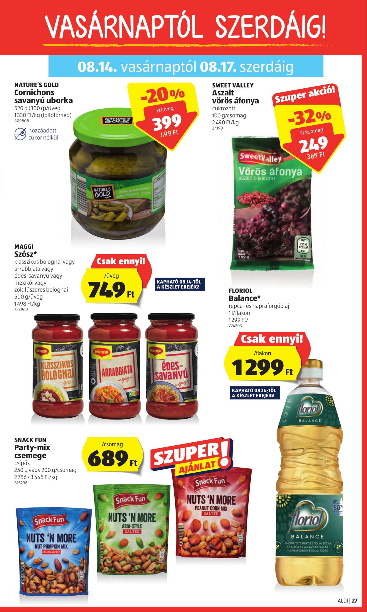 Flyer Aldi 11.08.2022 - 17.08.2022