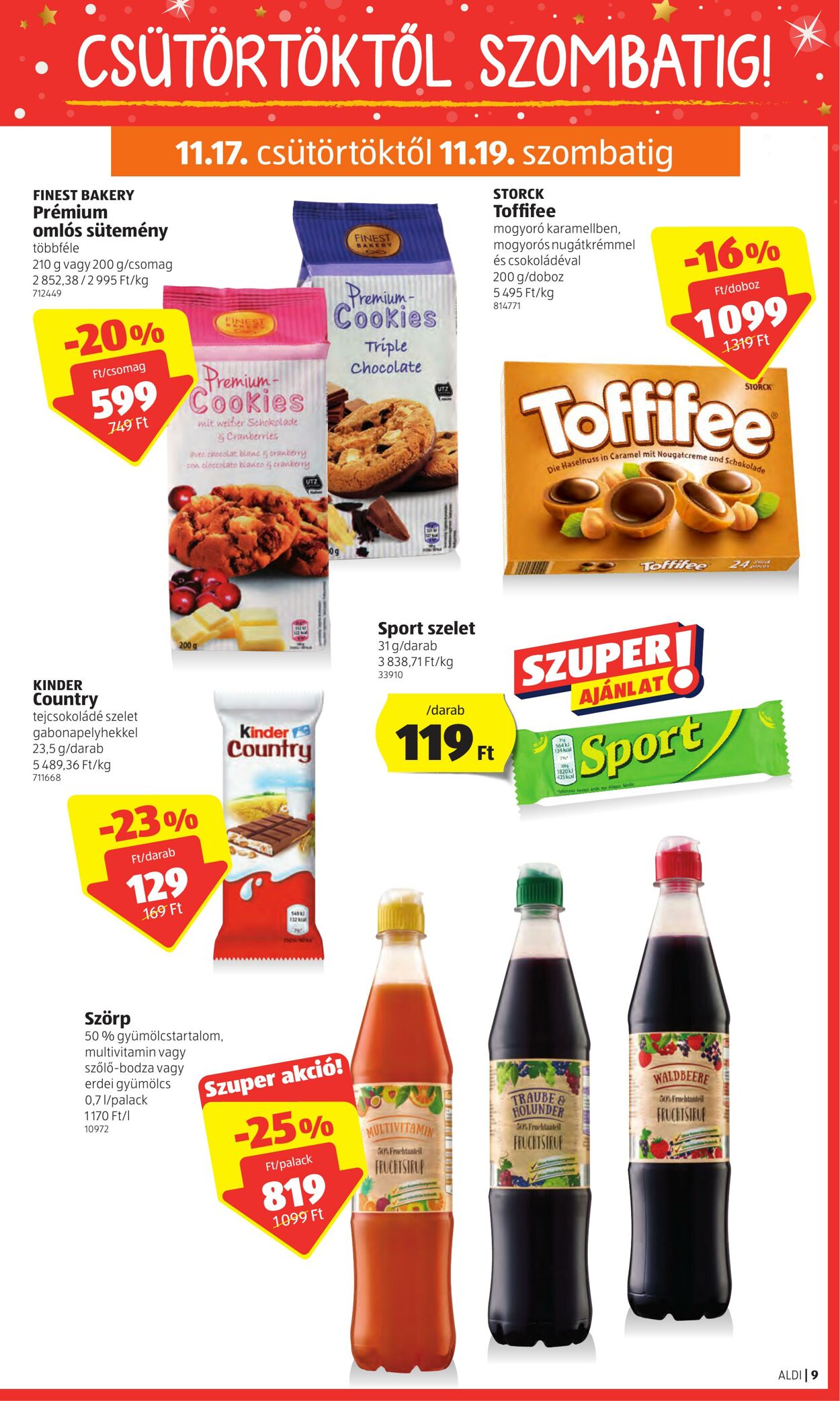 Flyer Aldi 17.11.2022 - 23.11.2022