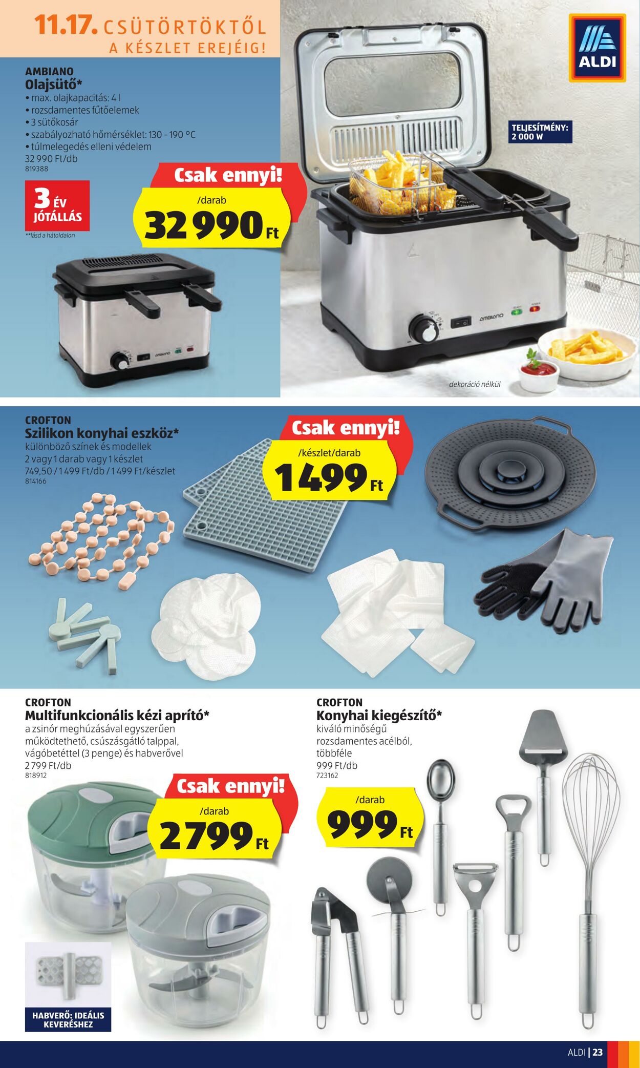 Flyer Aldi 17.11.2022 - 23.11.2022