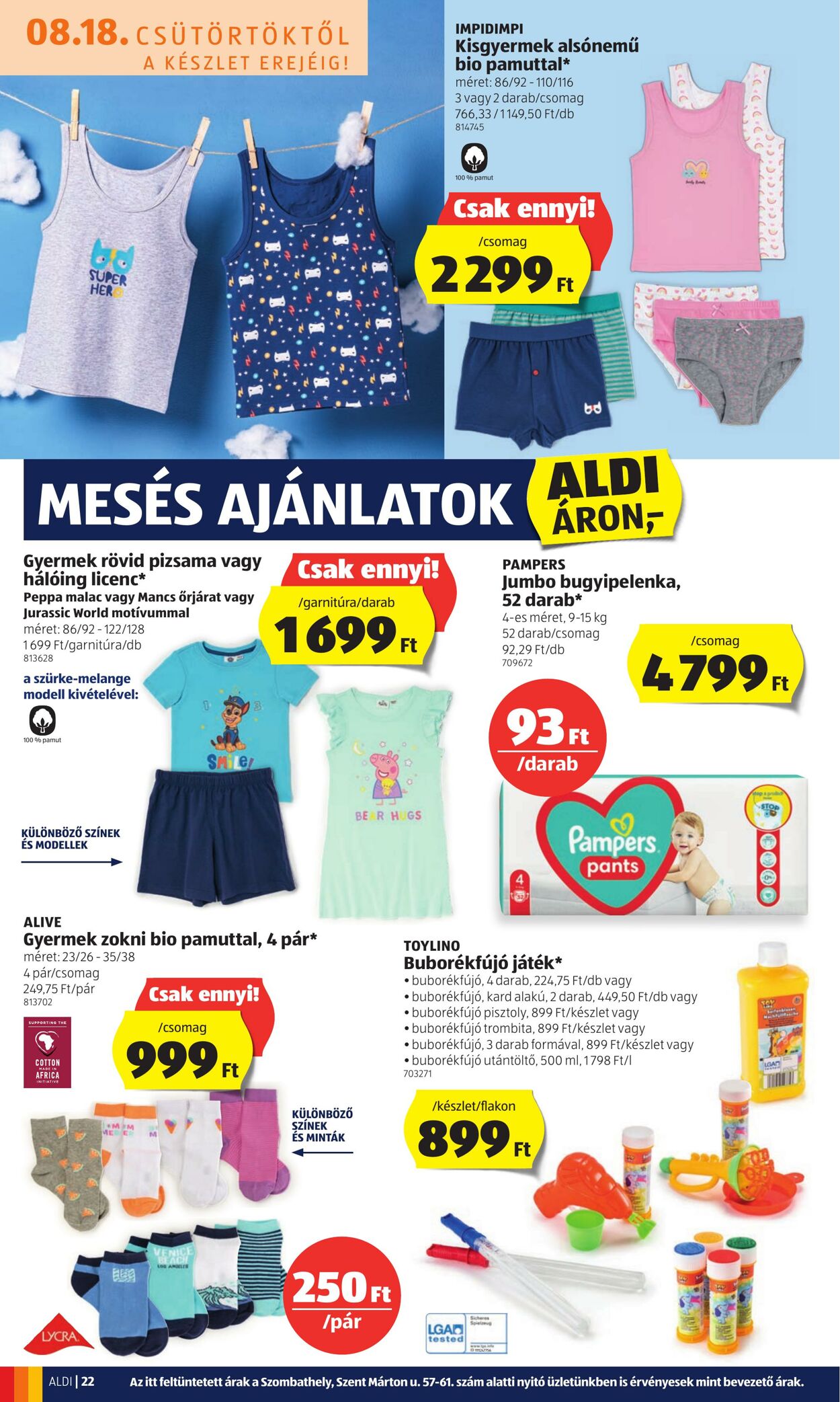 Flyer Aldi 18.08.2022 - 24.08.2022