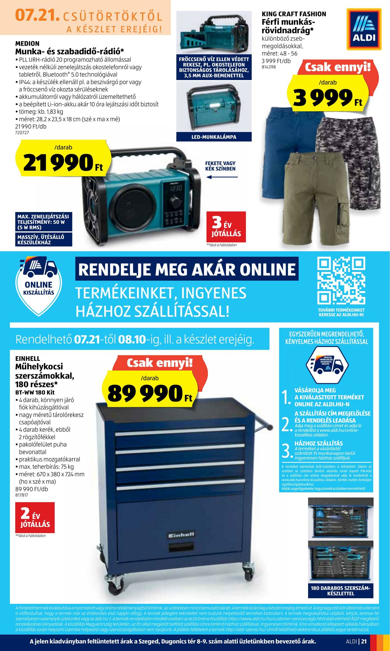 Flyer Aldi 21.07.2022 - 27.07.2022