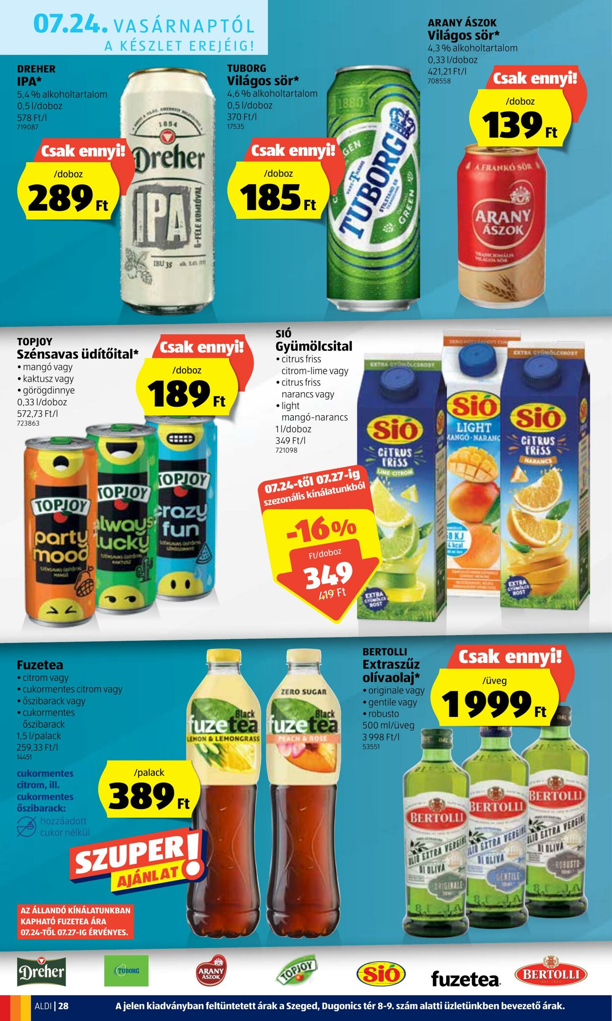 Flyer Aldi 21.07.2022 - 27.07.2022