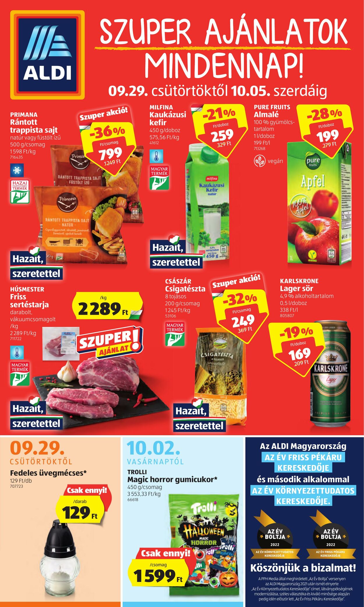 Flyer Aldi 29.09.2022 - 05.10.2022