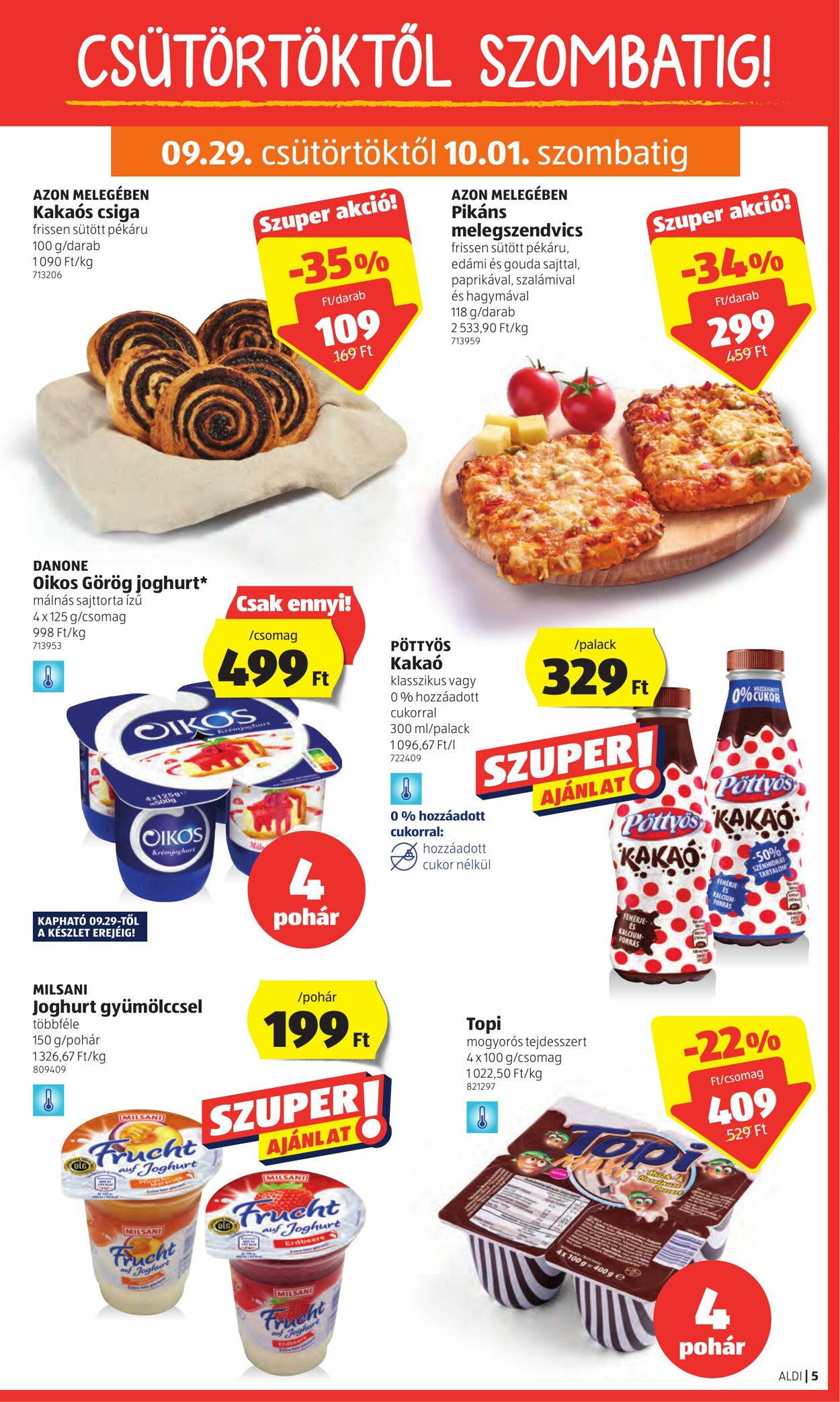 Flyer Aldi 29.09.2022 - 05.10.2022