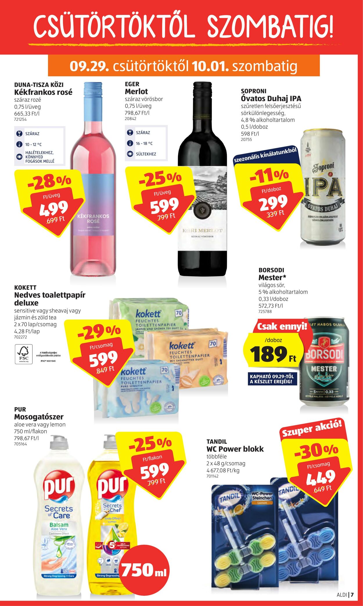 Flyer Aldi 29.09.2022 - 05.10.2022