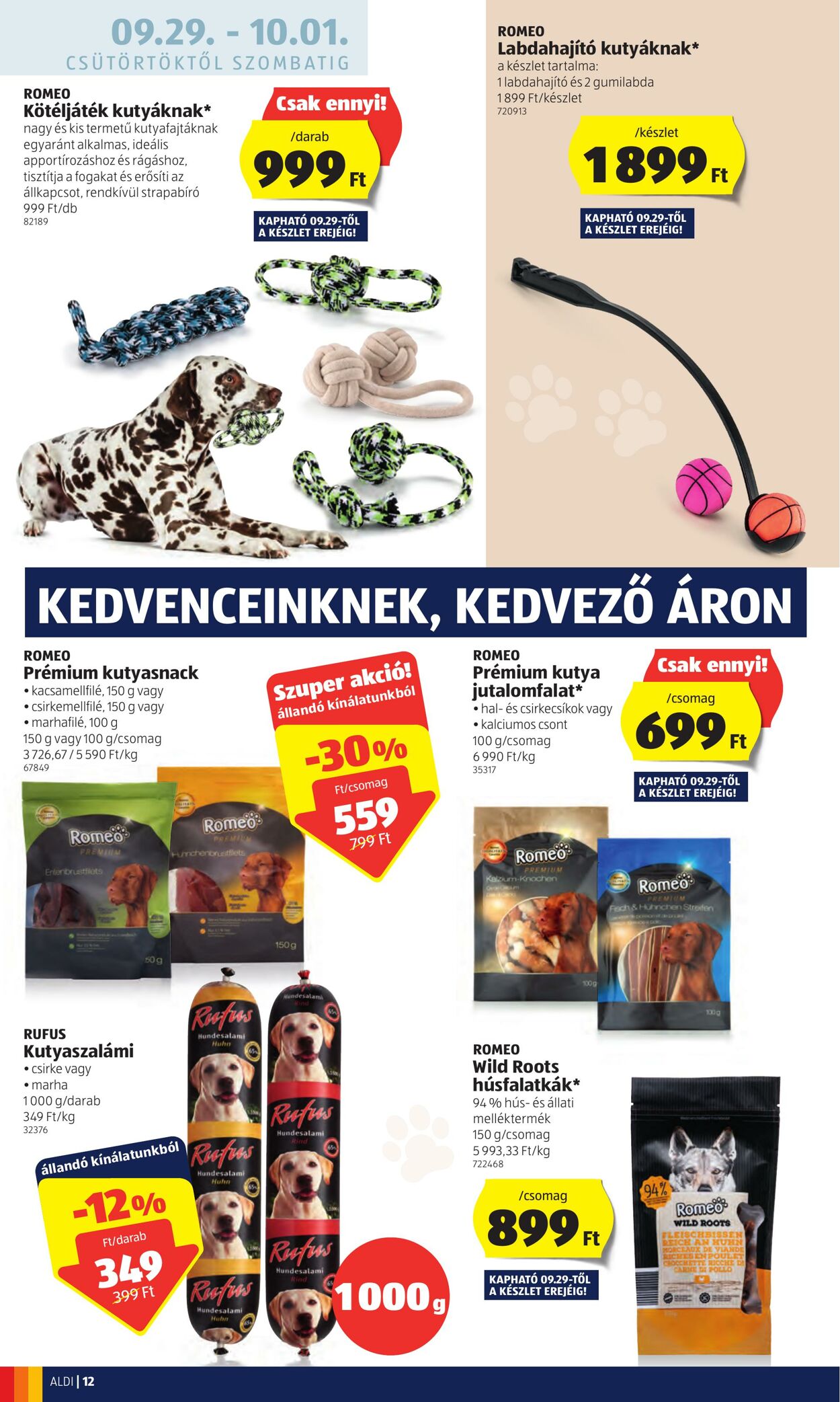 Flyer Aldi 29.09.2022 - 05.10.2022