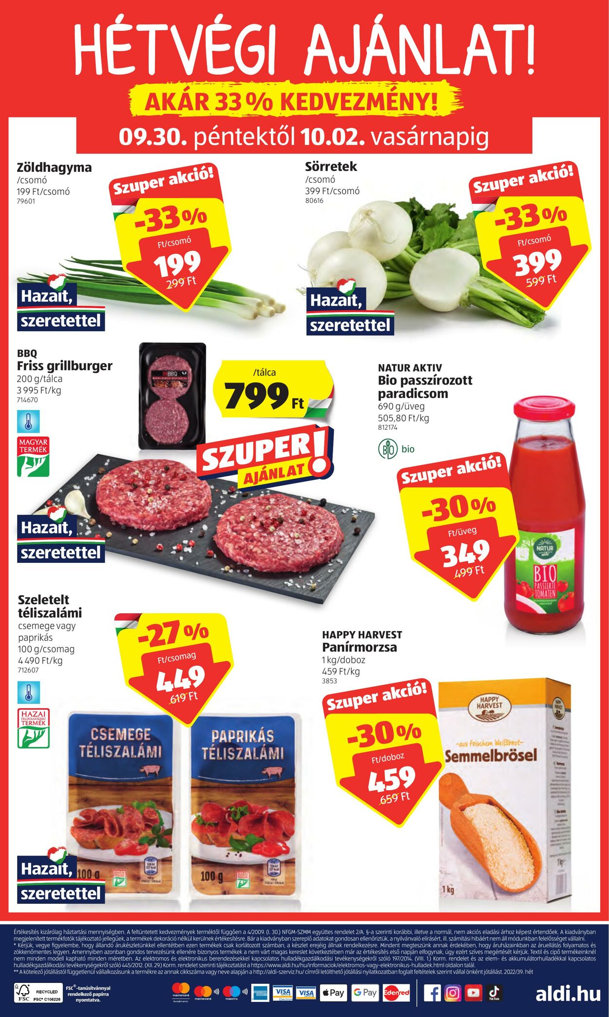 Flyer Aldi 29.09.2022 - 05.10.2022