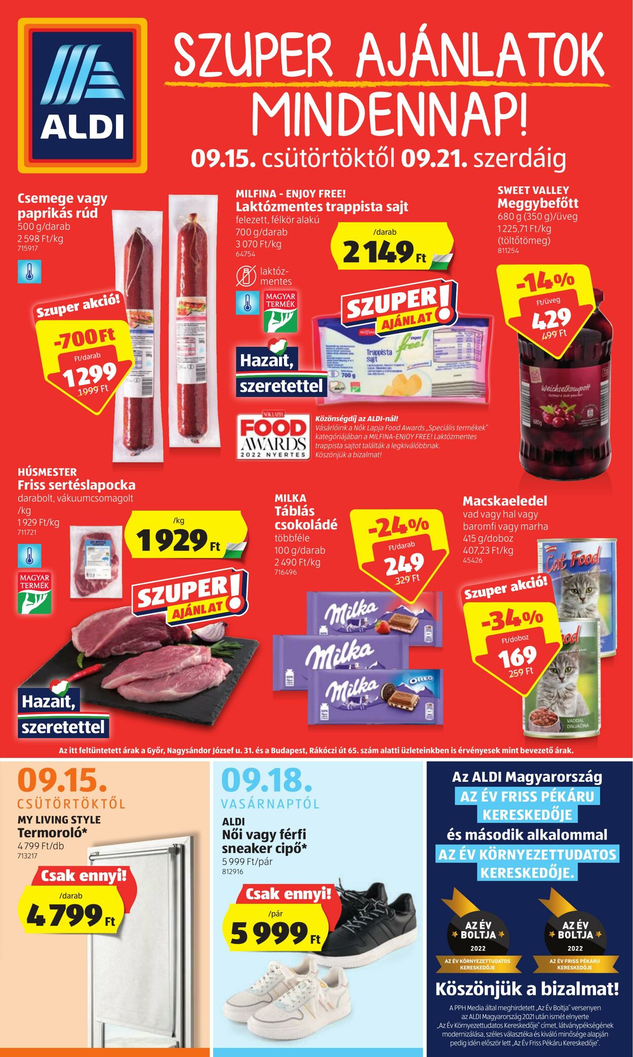 Flyer Aldi 15.09.2022 - 21.09.2022