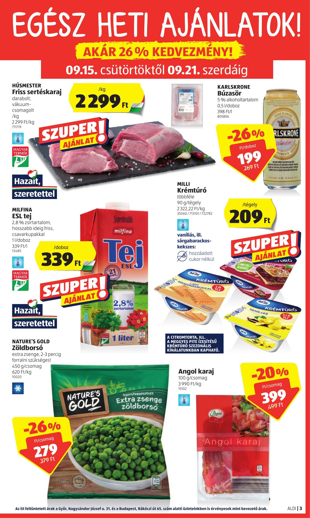 Flyer Aldi 15.09.2022 - 21.09.2022