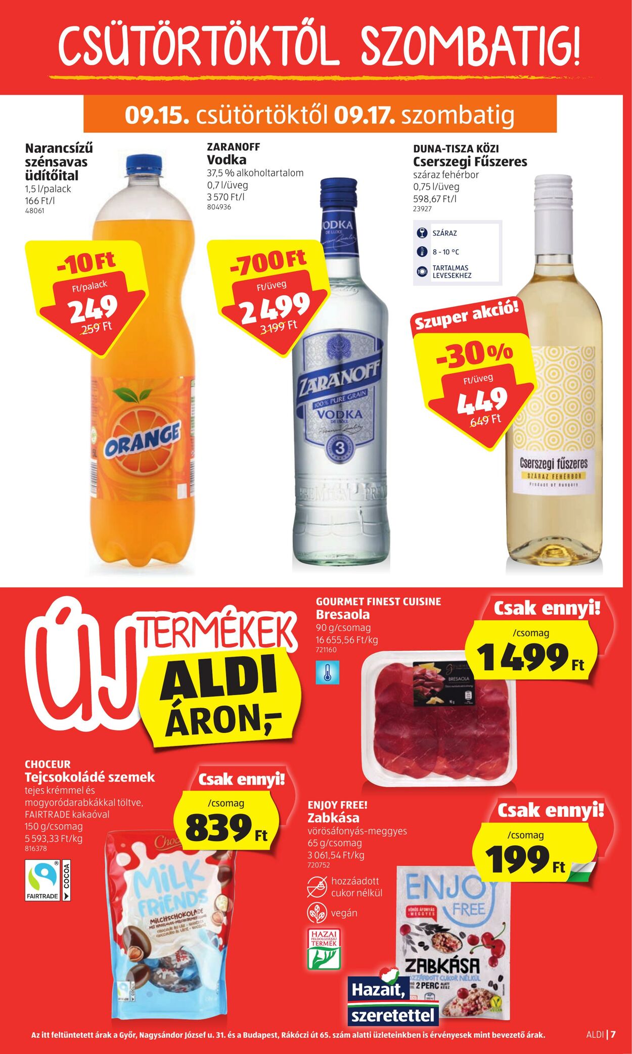 Flyer Aldi 15.09.2022 - 21.09.2022