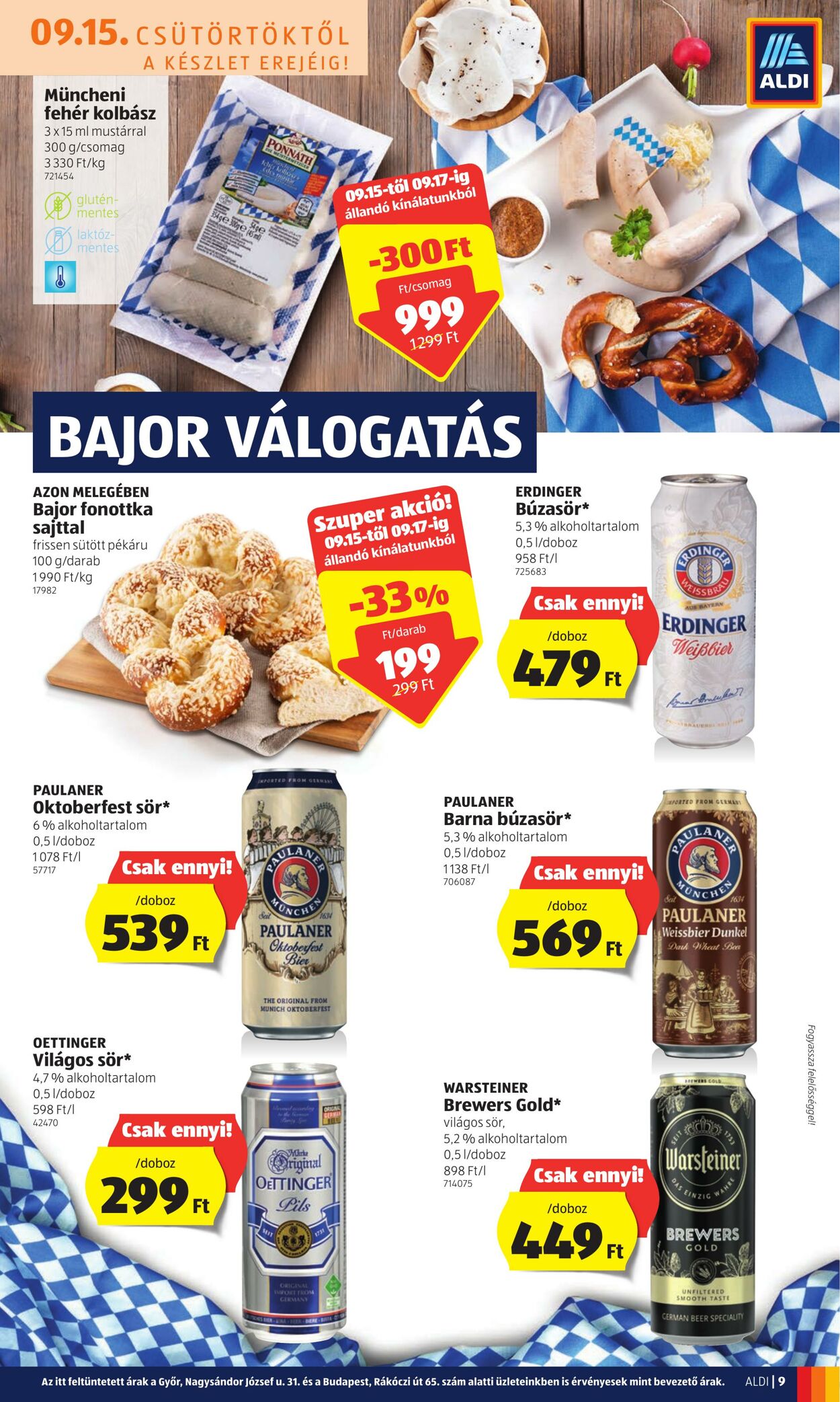 Flyer Aldi 15.09.2022 - 21.09.2022