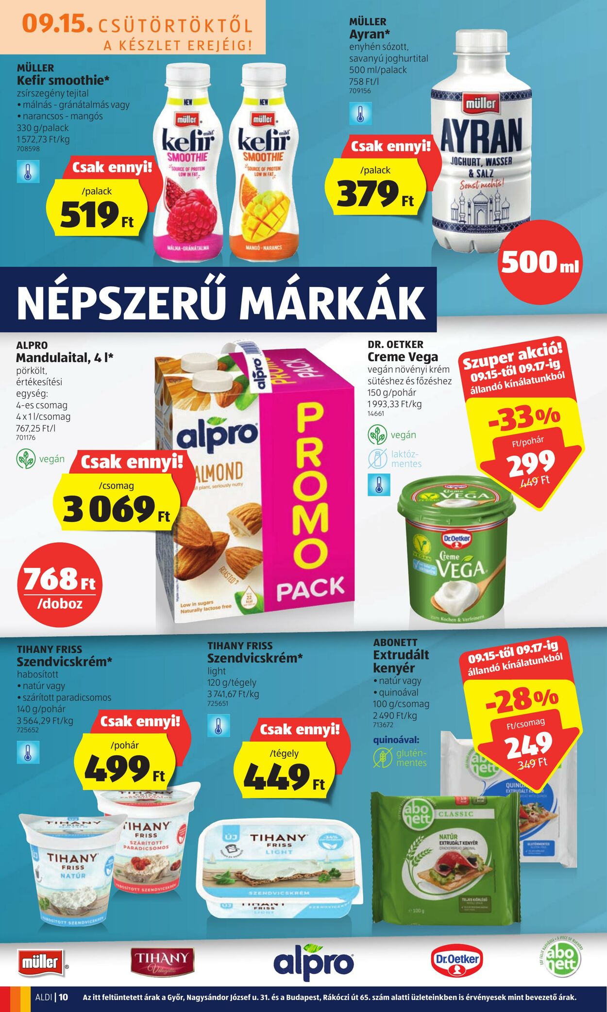 Flyer Aldi 15.09.2022 - 21.09.2022