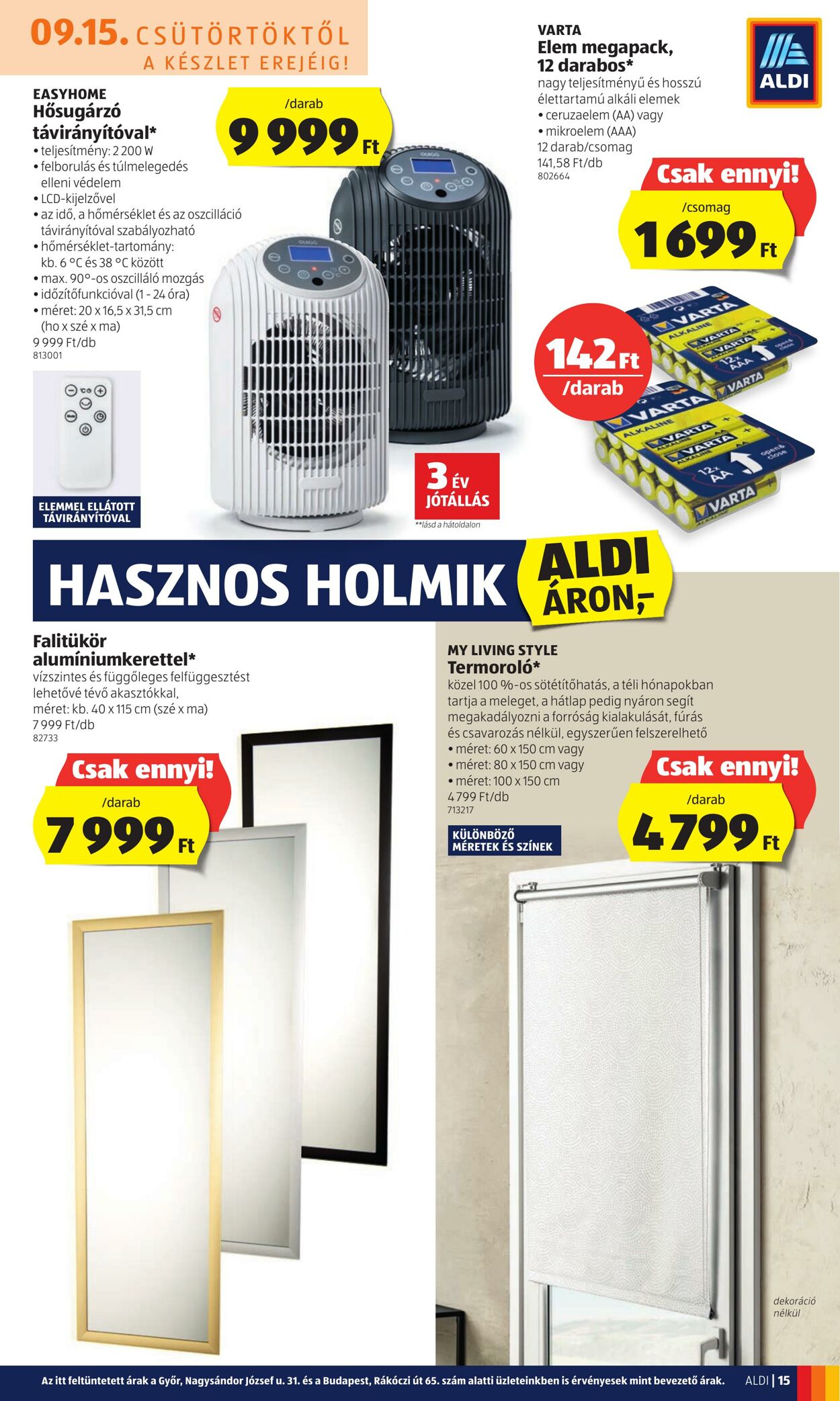 Flyer Aldi 15.09.2022 - 21.09.2022