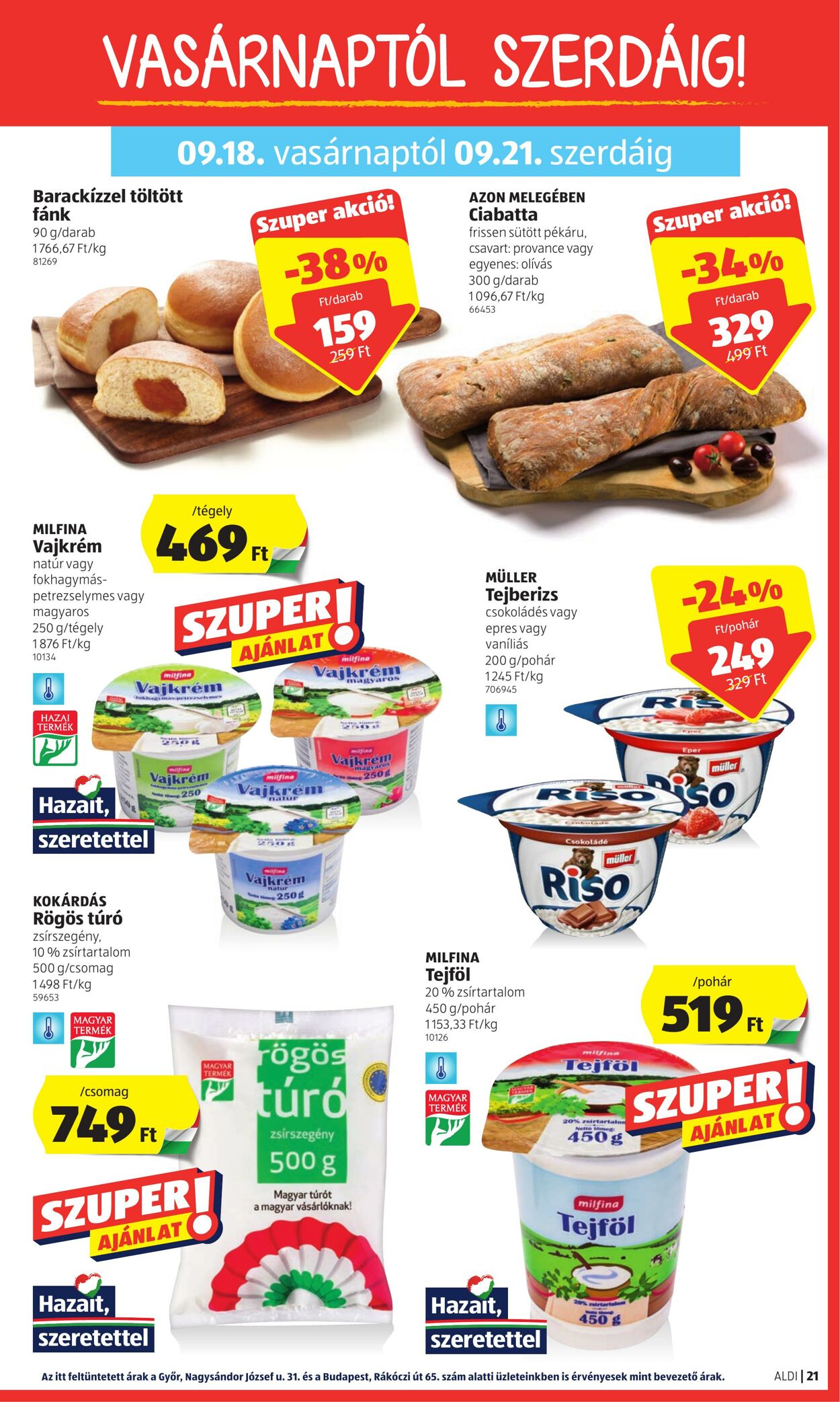 Flyer Aldi 15.09.2022 - 21.09.2022