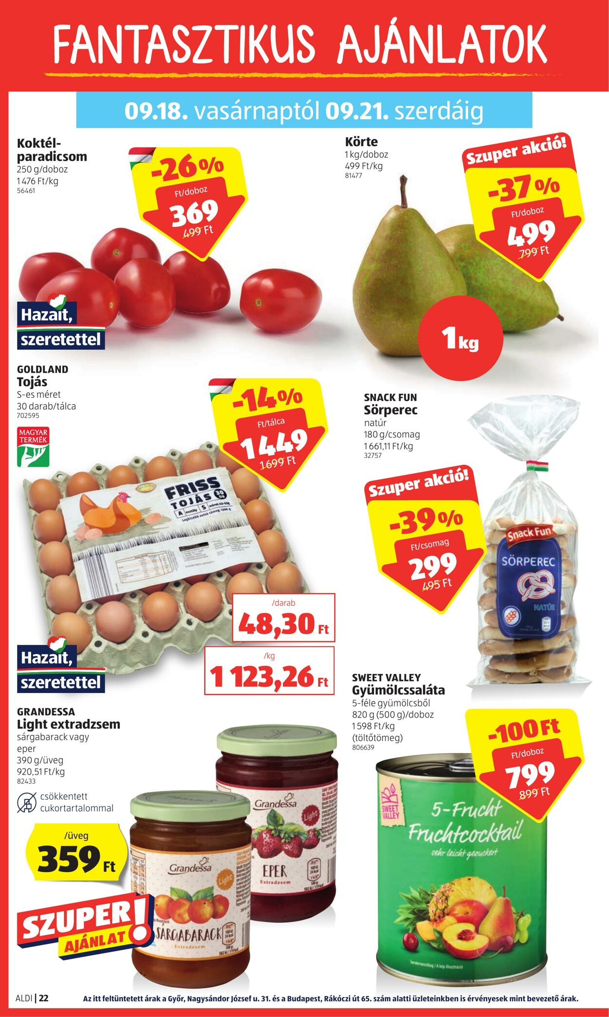 Flyer Aldi 15.09.2022 - 21.09.2022