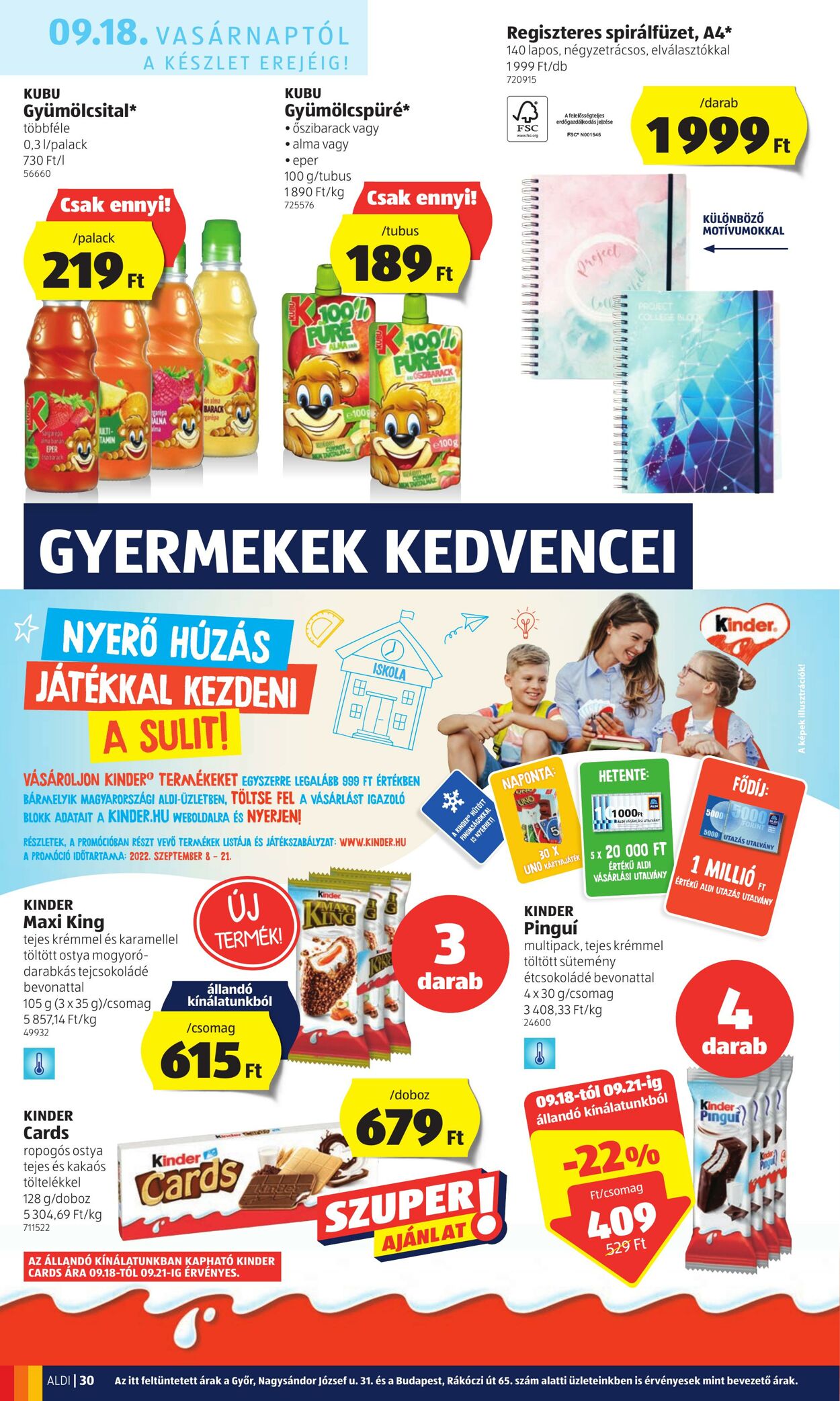 Flyer Aldi 15.09.2022 - 21.09.2022