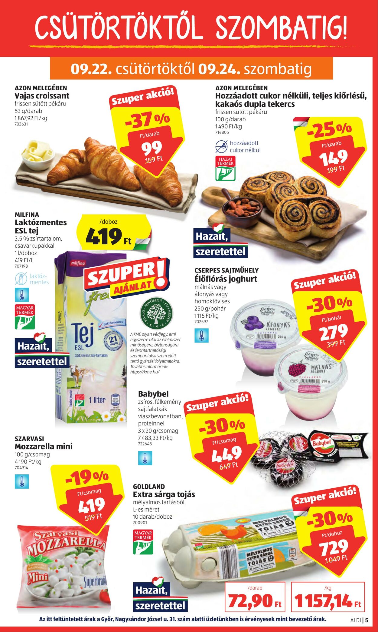 Flyer Aldi 22.09.2022 - 28.09.2022