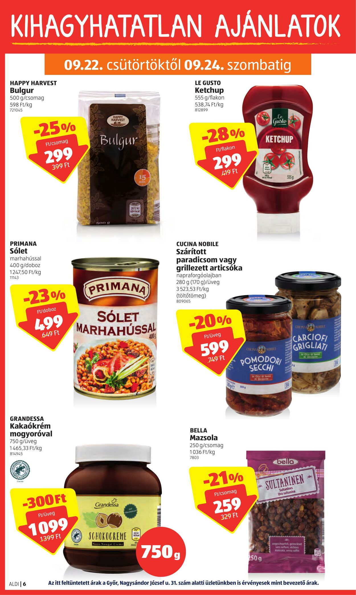 Flyer Aldi 22.09.2022 - 28.09.2022