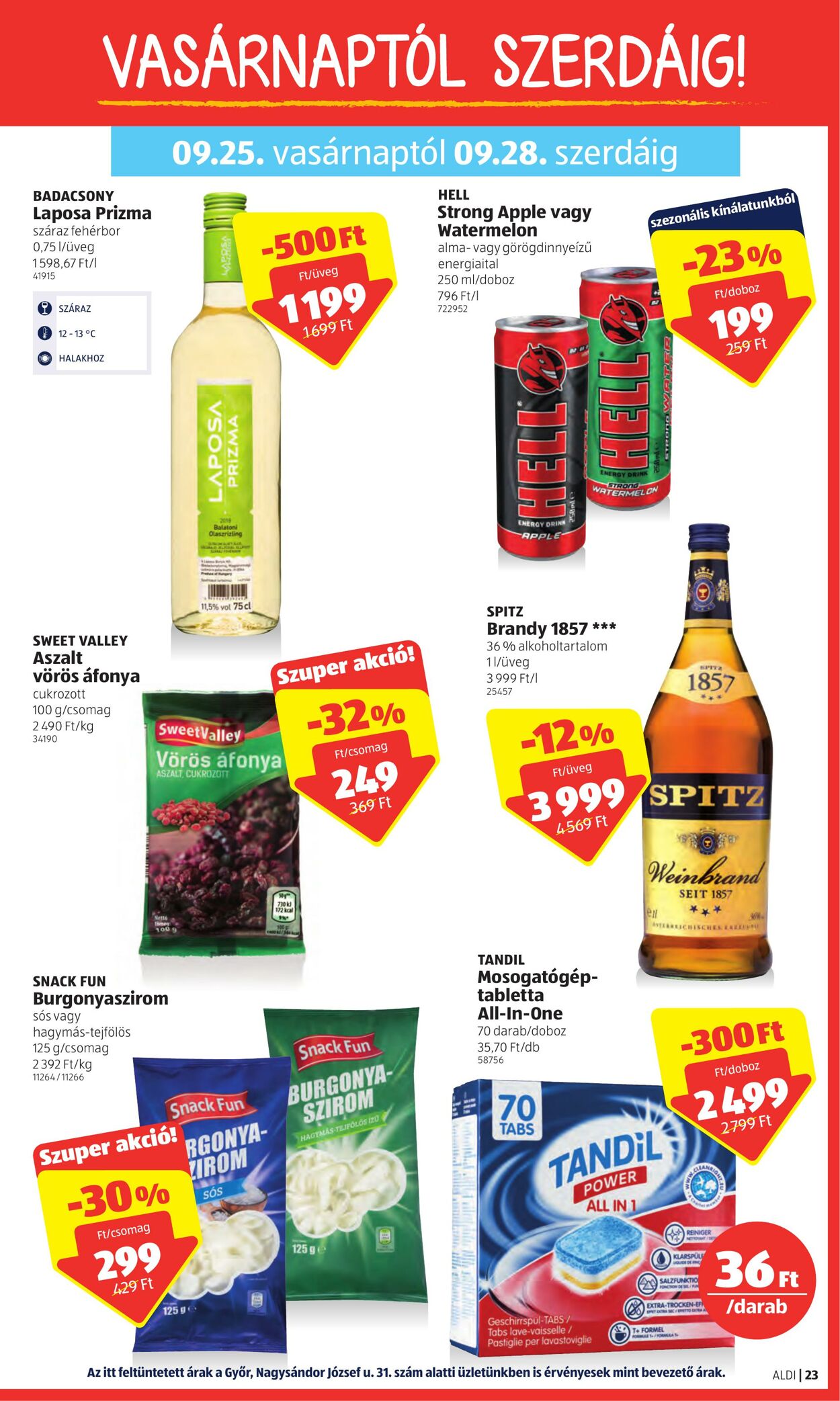 Flyer Aldi 22.09.2022 - 28.09.2022