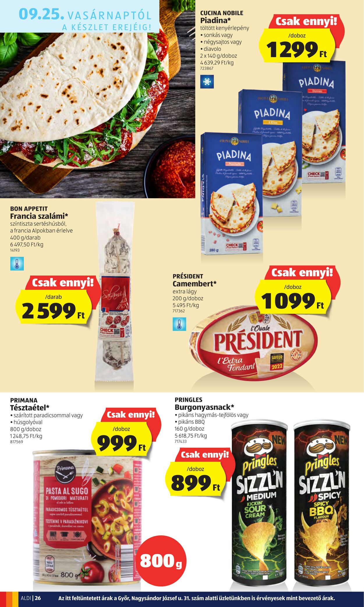 Flyer Aldi 22.09.2022 - 28.09.2022