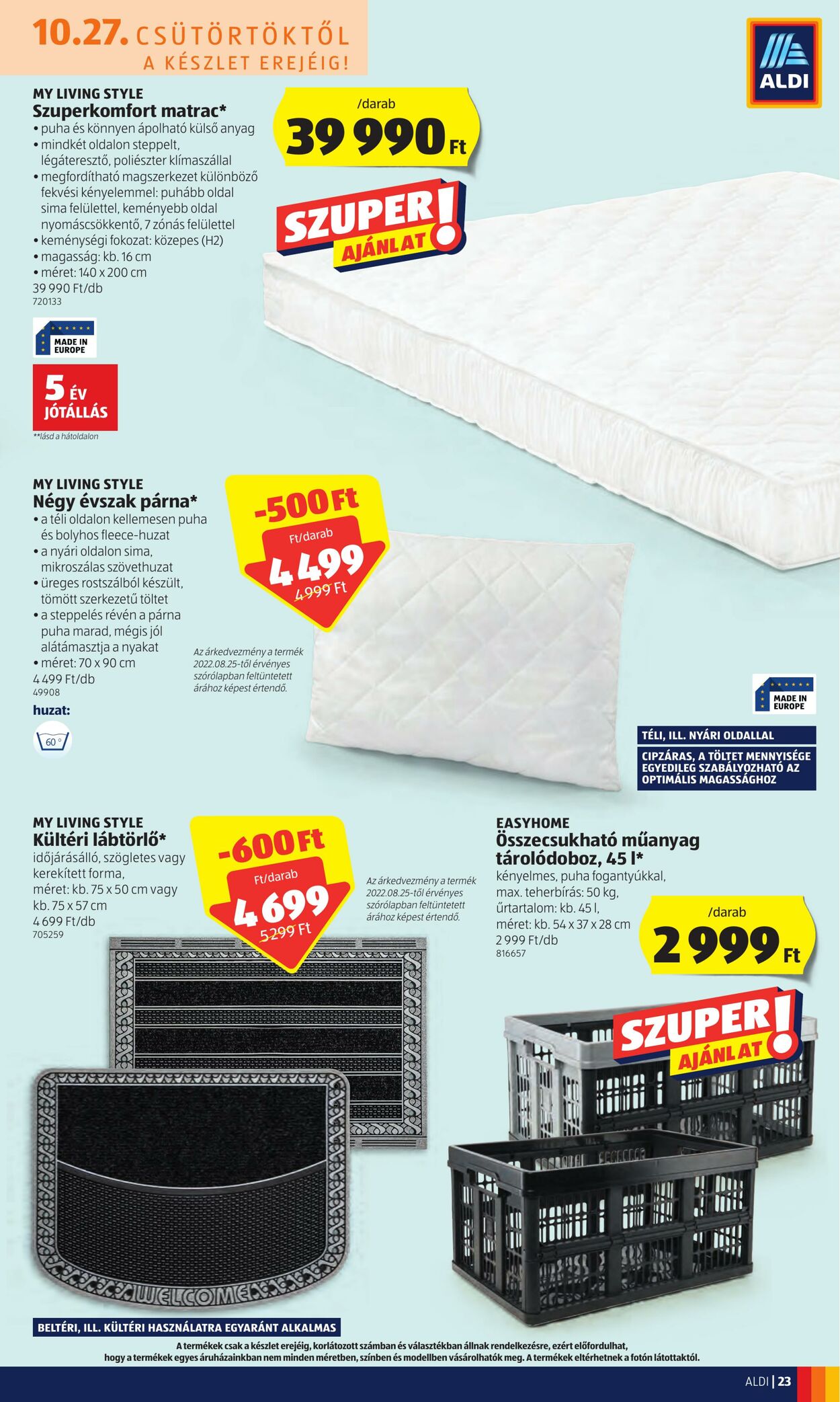 Flyer Aldi 27.10.2022 - 02.11.2022