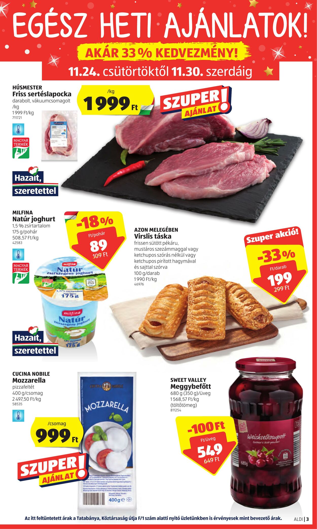 Flyer Aldi 24.11.2022 - 30.11.2022