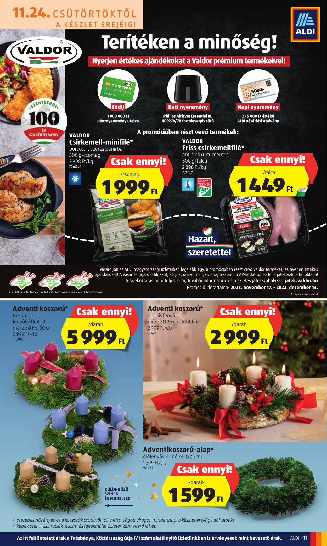 Flyer Aldi 24.11.2022 - 30.11.2022