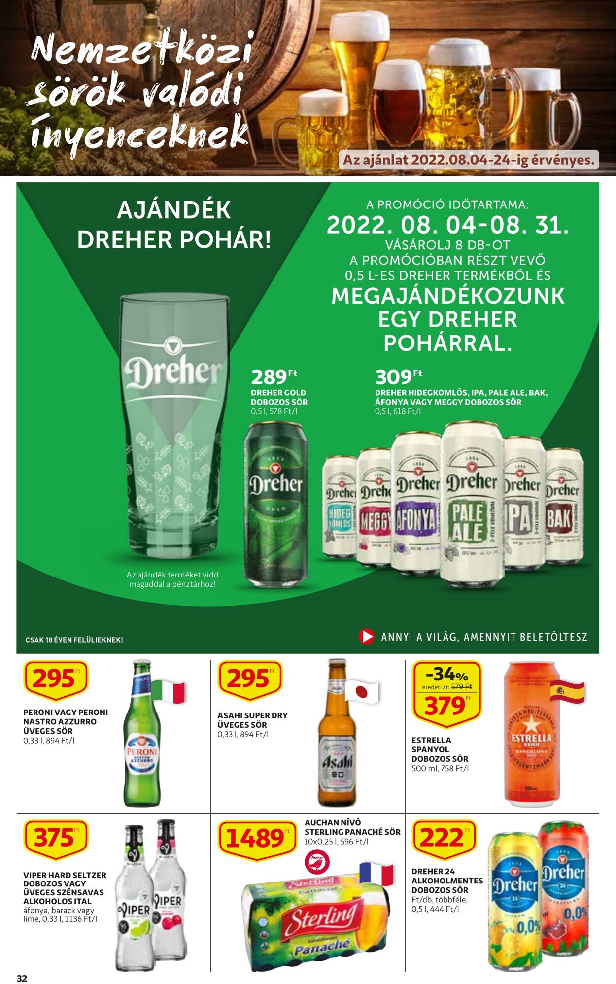 Flyer Auchan 04.08.2022 - 10.08.2022