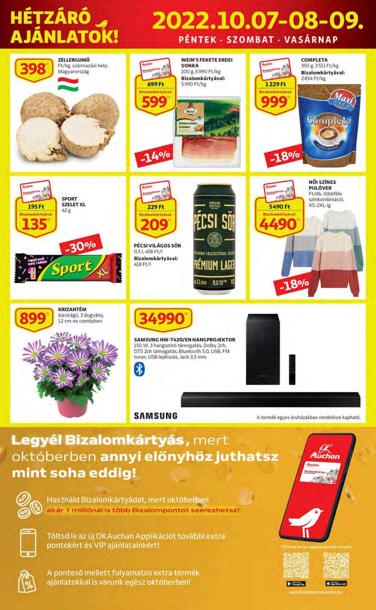 Flyer Auchan 06.10.2022 - 12.10.2022