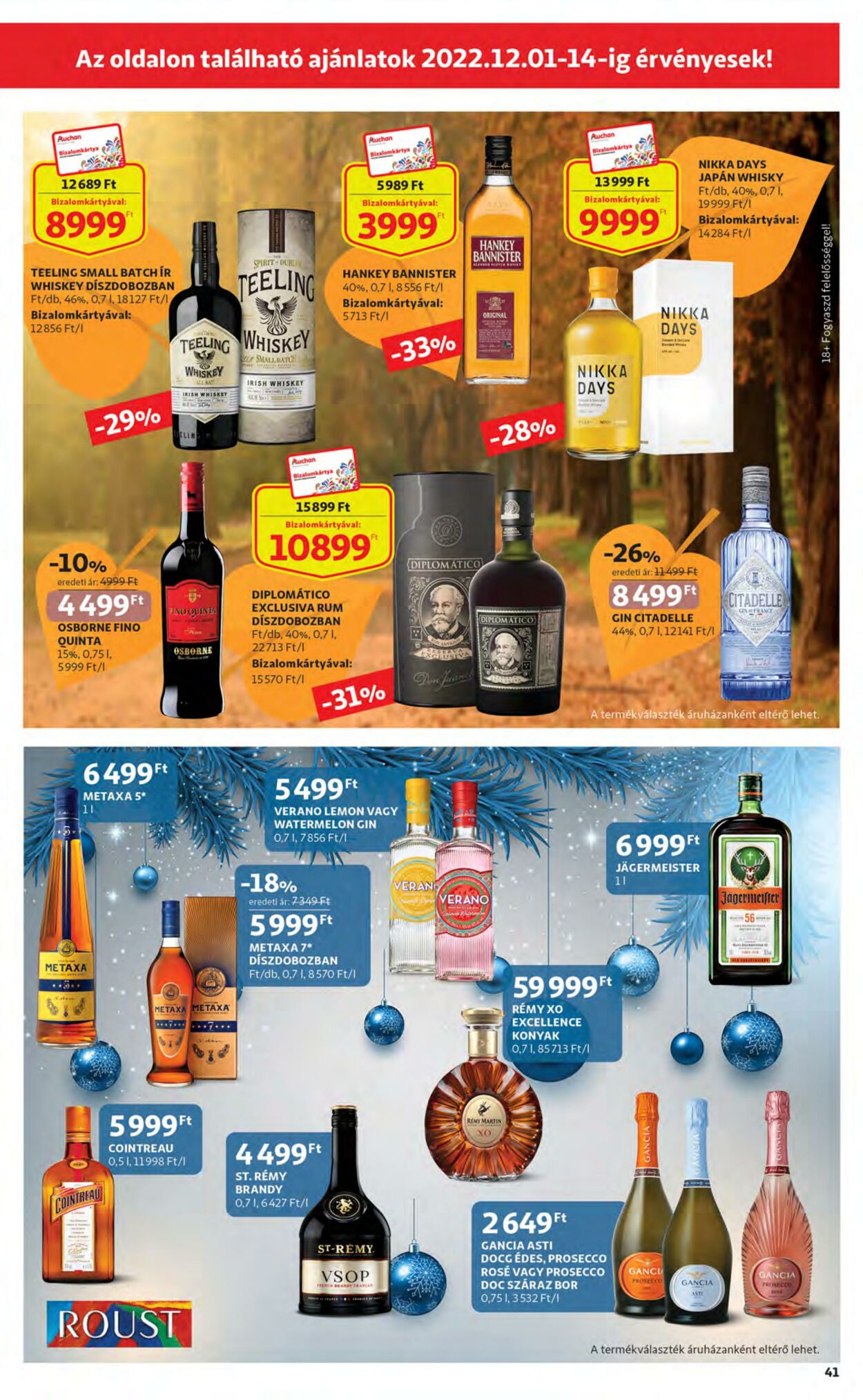 Flyer Auchan 01.12.2022 - 07.12.2022