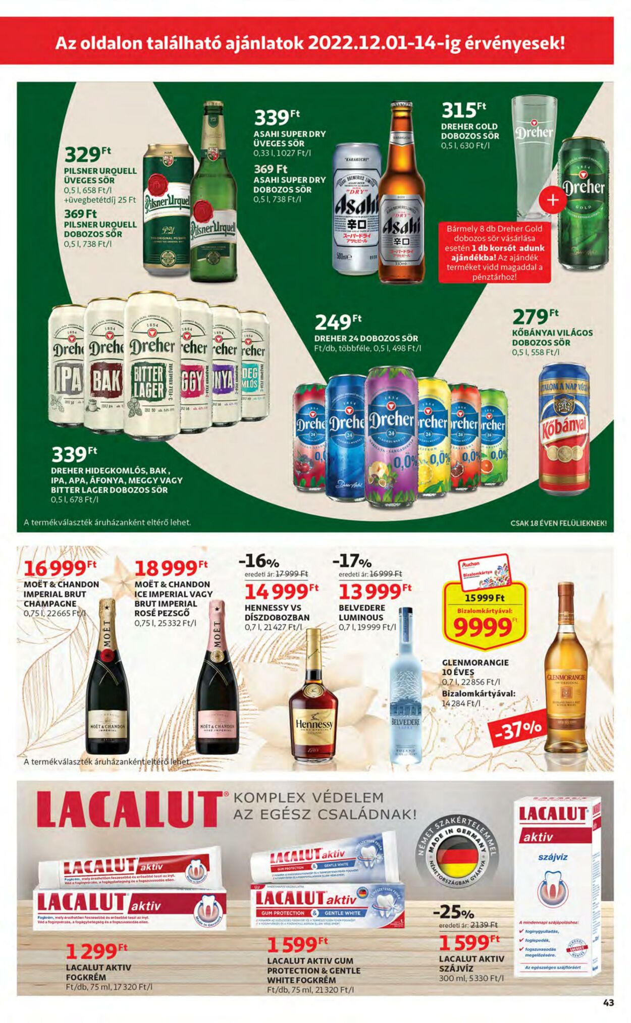 Flyer Auchan 01.12.2022 - 07.12.2022