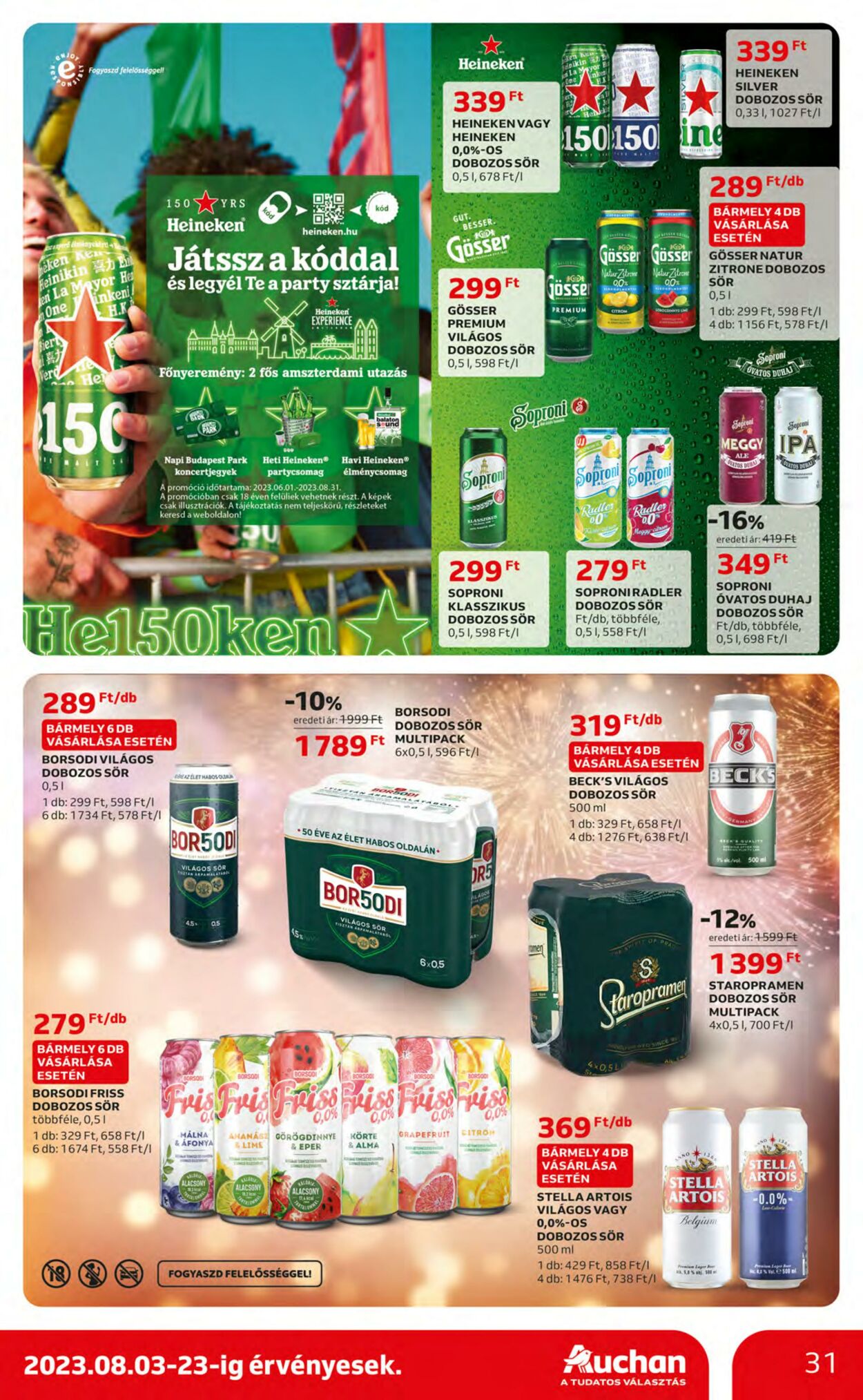 Flyer Auchan 03.08.2023 - 09.08.2023