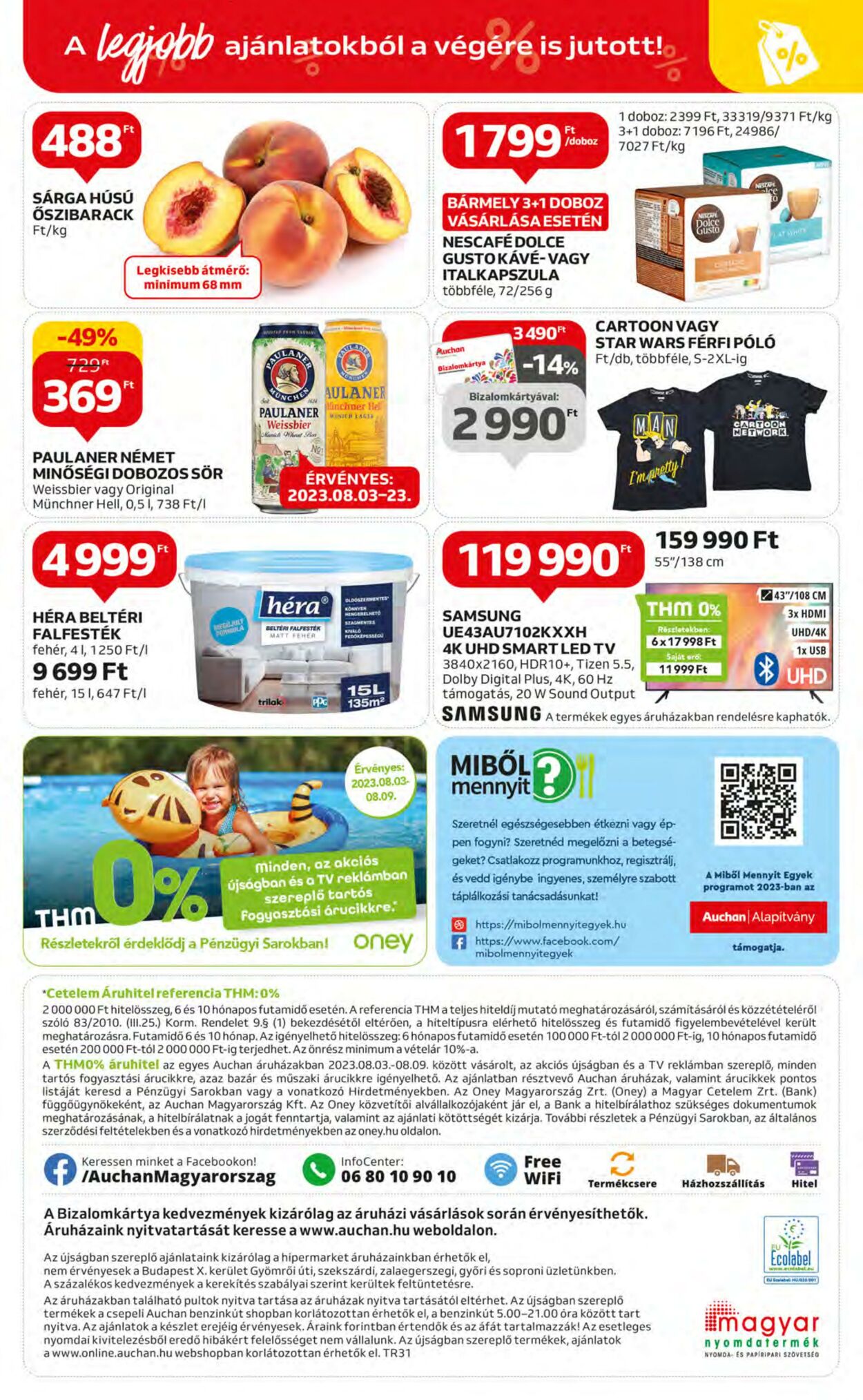 Flyer Auchan 03.08.2023 - 09.08.2023
