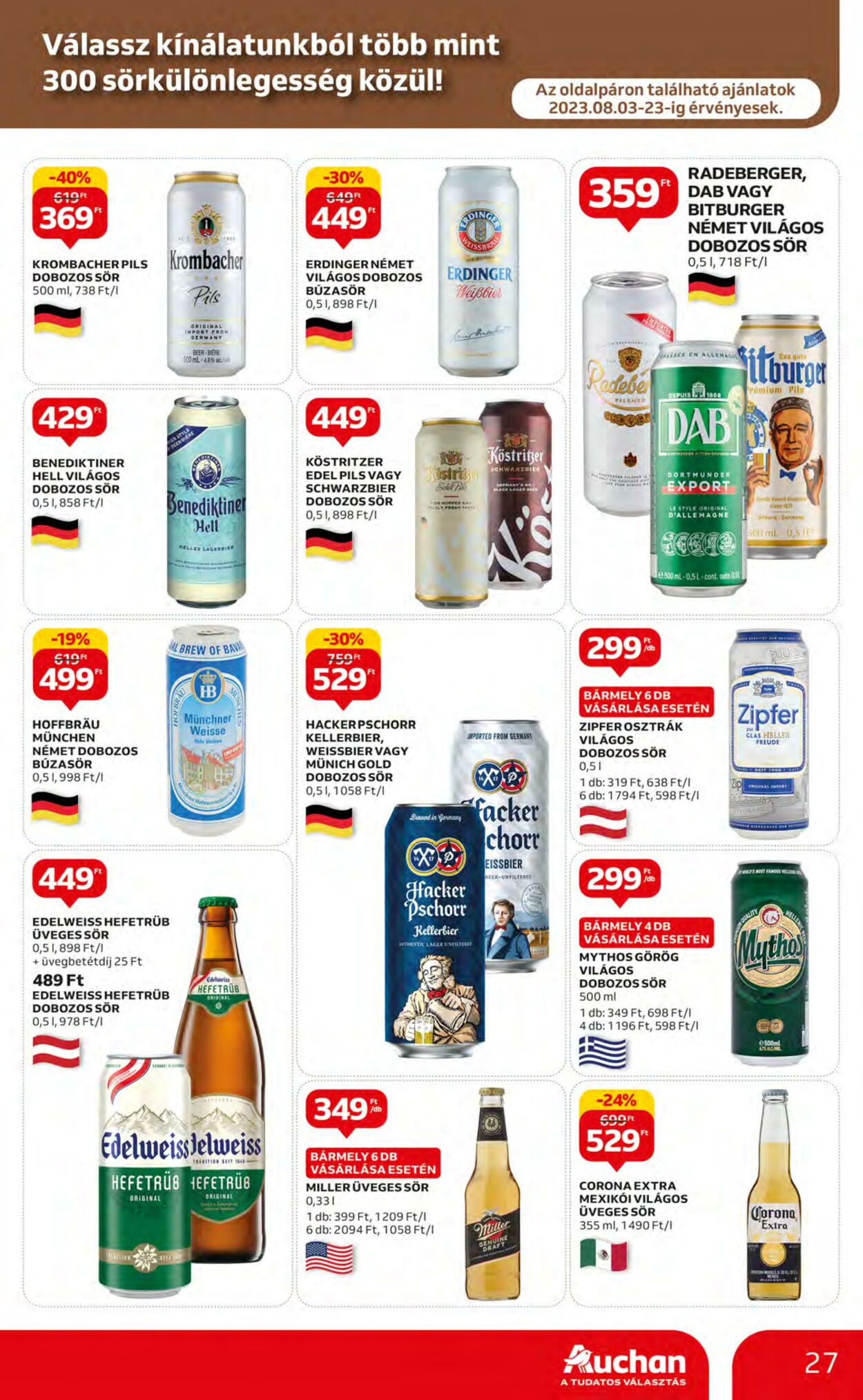 Flyer Auchan 03.08.2023 - 09.08.2023