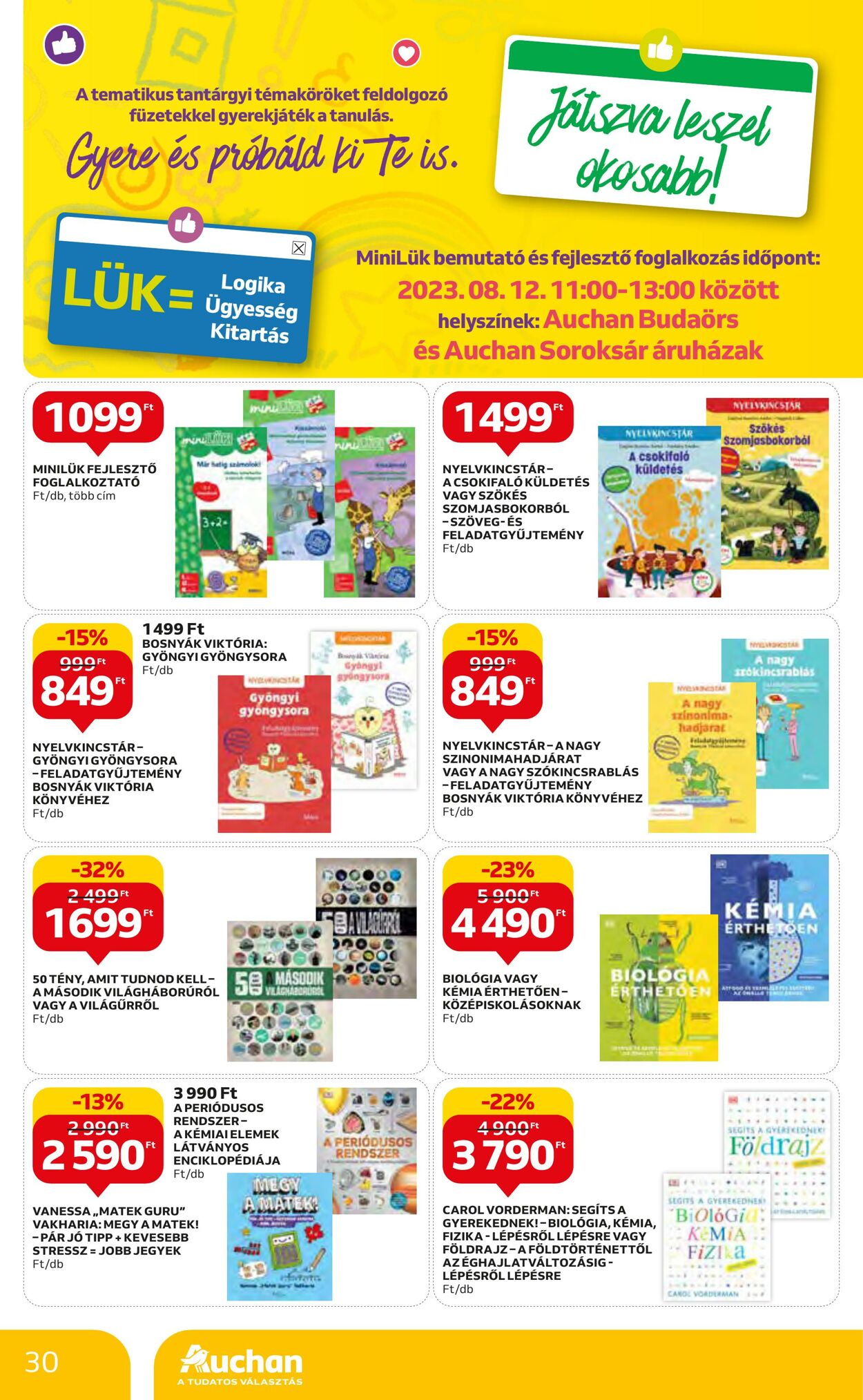 Flyer Auchan 10.08.2023 - 16.08.2023