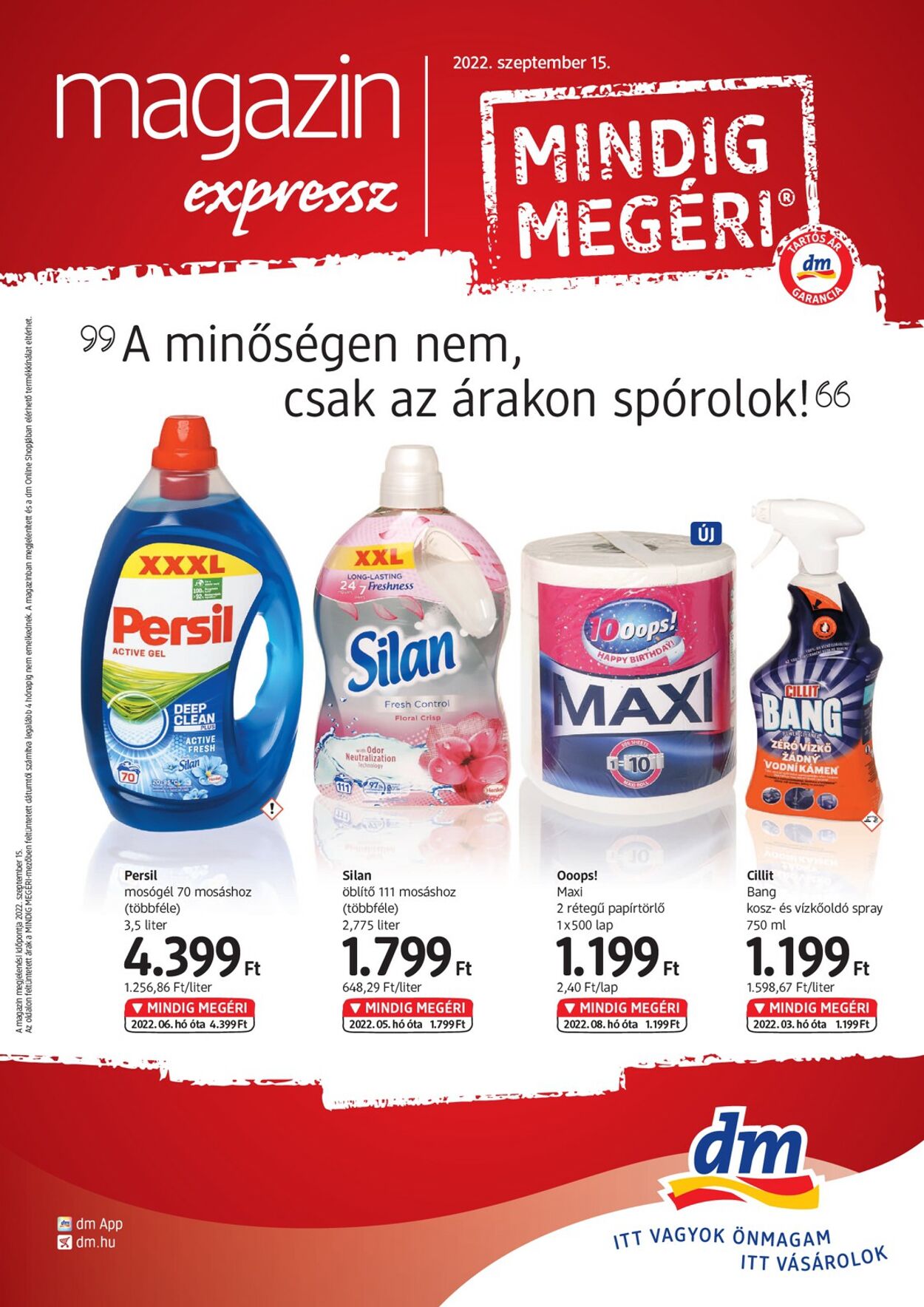 Flyer DM Drogeriemarkt 15.09.2022 - 30.09.2022