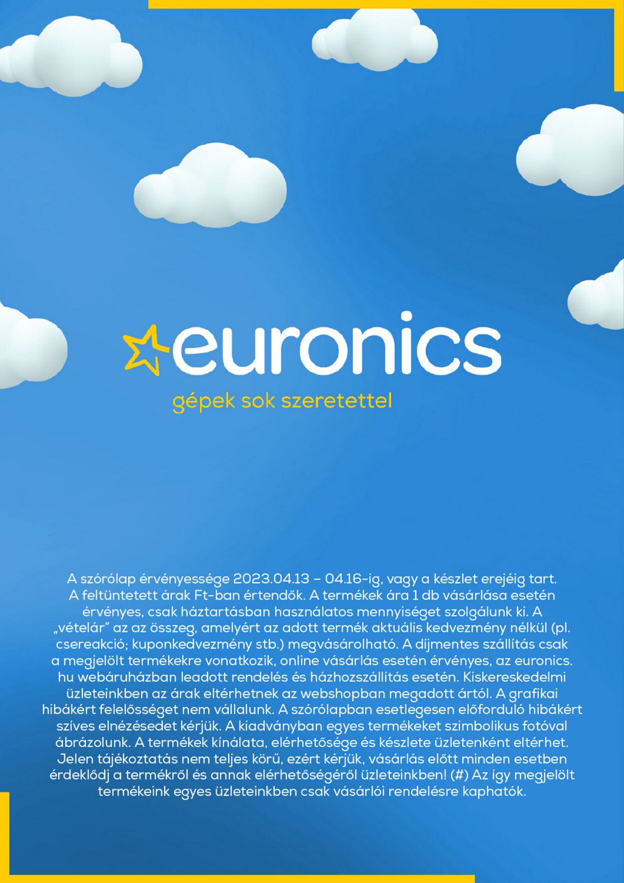 Flyer Euronics 13.04.2023 - 16.04.2023