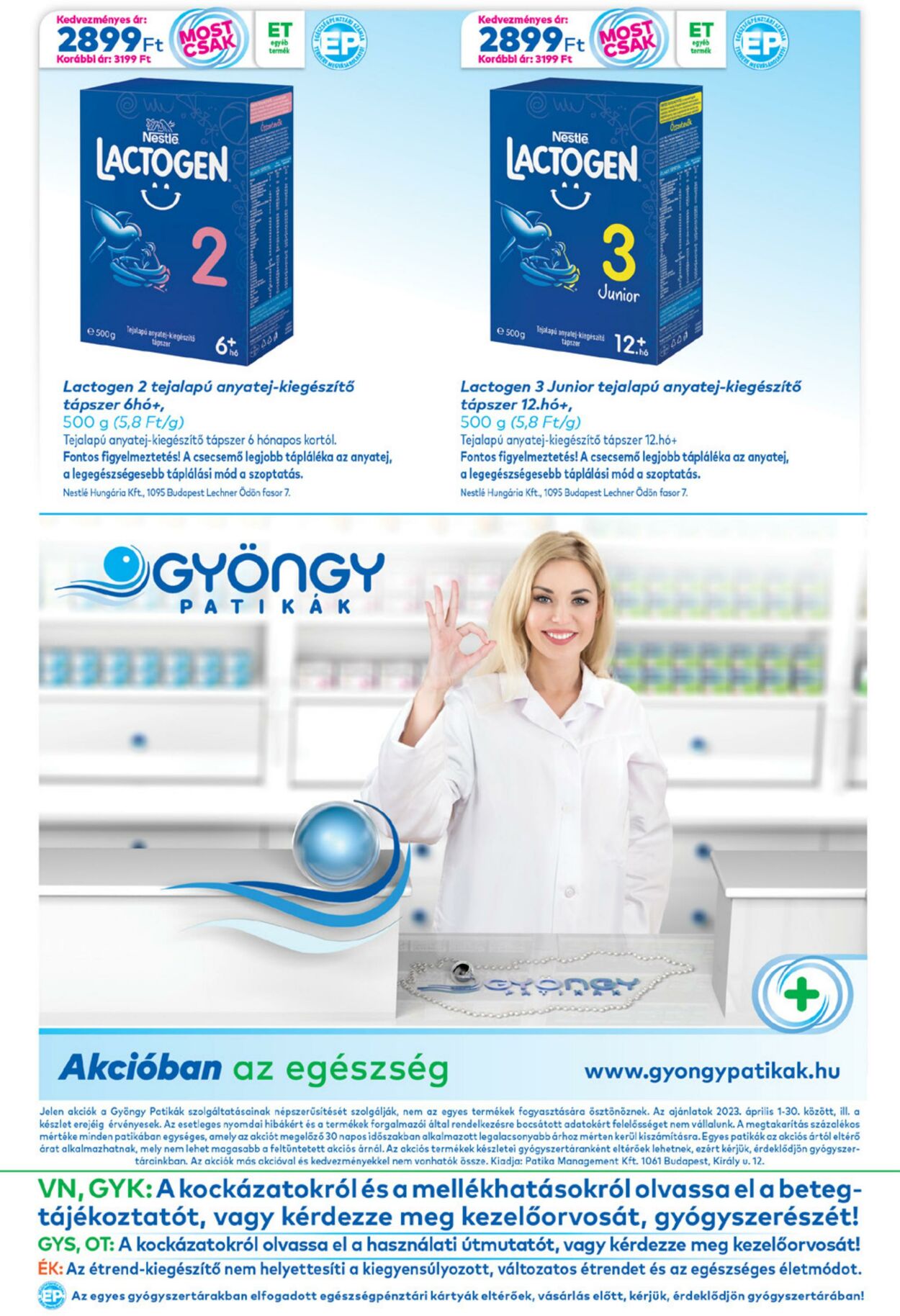 Flyer Gyöngy Patikák 01.04.2023 - 30.04.2023