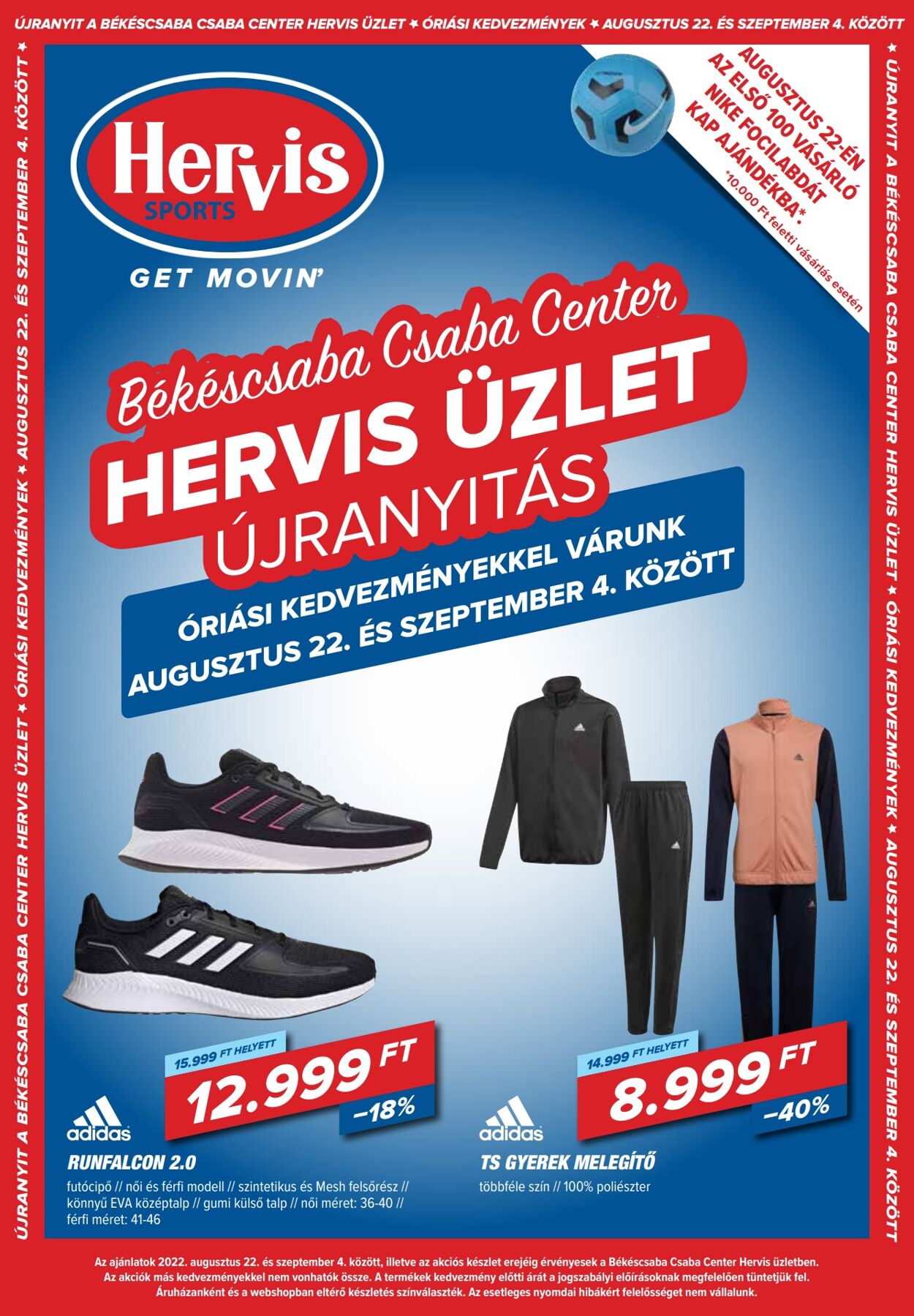 Flyer Hervis Sports 29.08.2022 - 07.09.2022