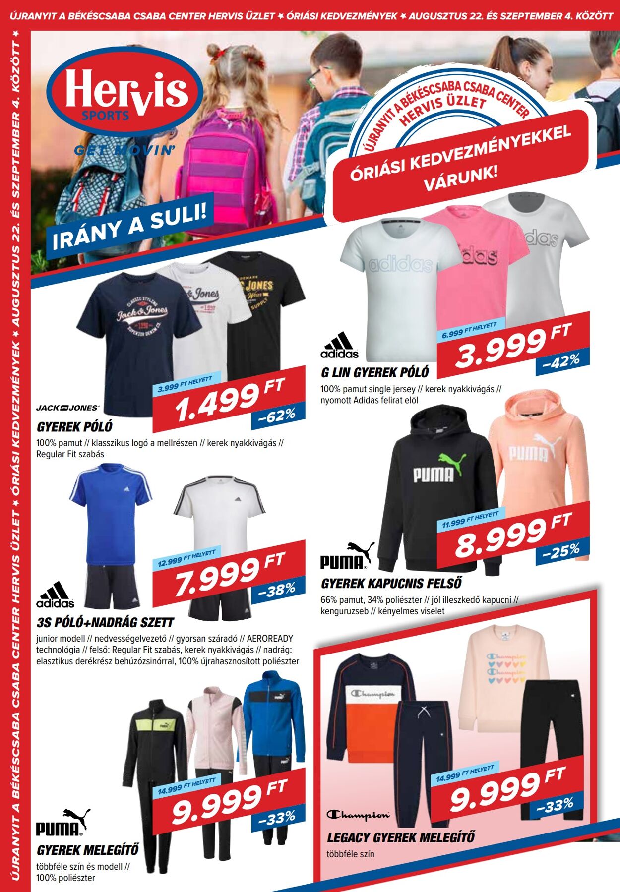 Flyer Hervis Sports 29.08.2022 - 07.09.2022