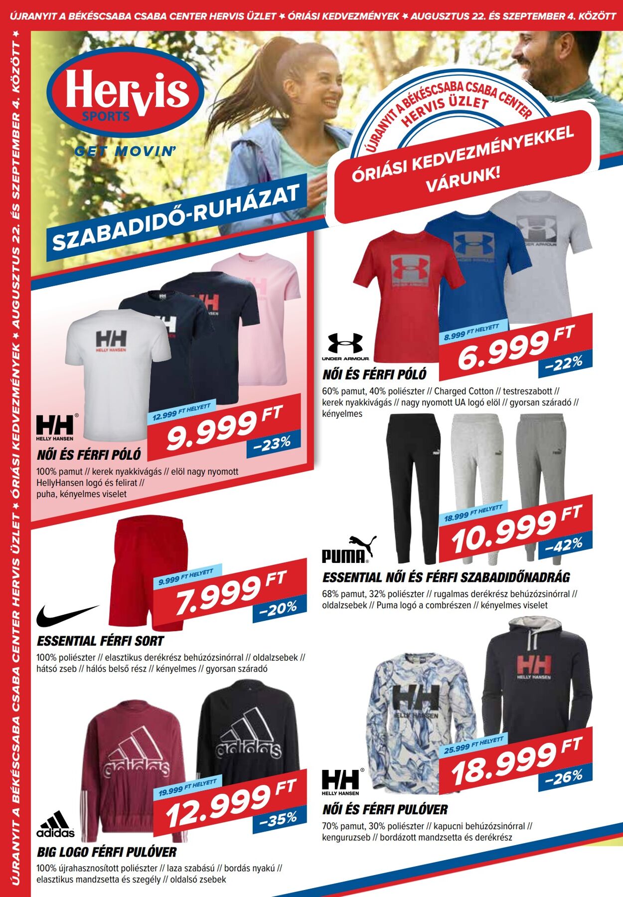 Flyer Hervis Sports 29.08.2022 - 07.09.2022