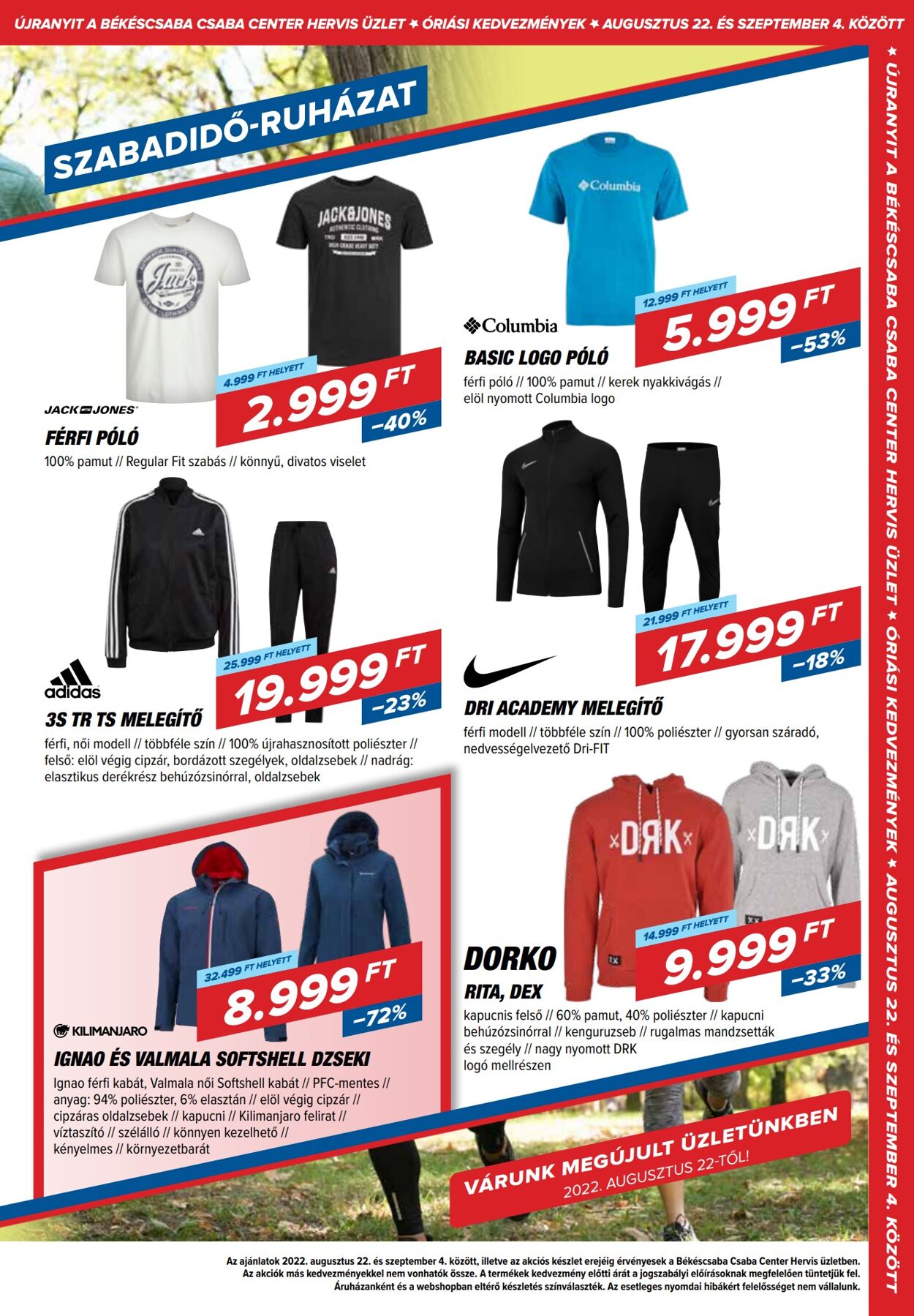 Flyer Hervis Sports 29.08.2022 - 07.09.2022