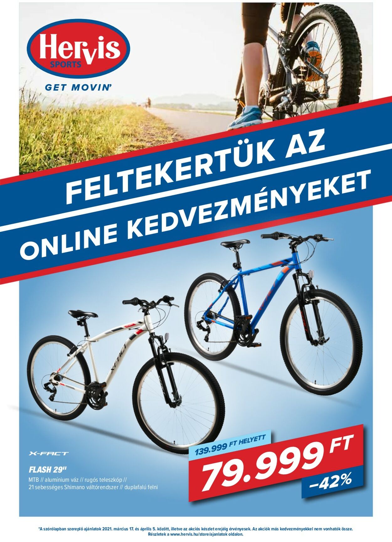 Flyer Hervis Sports 17.03.2021 - 05.04.2021
