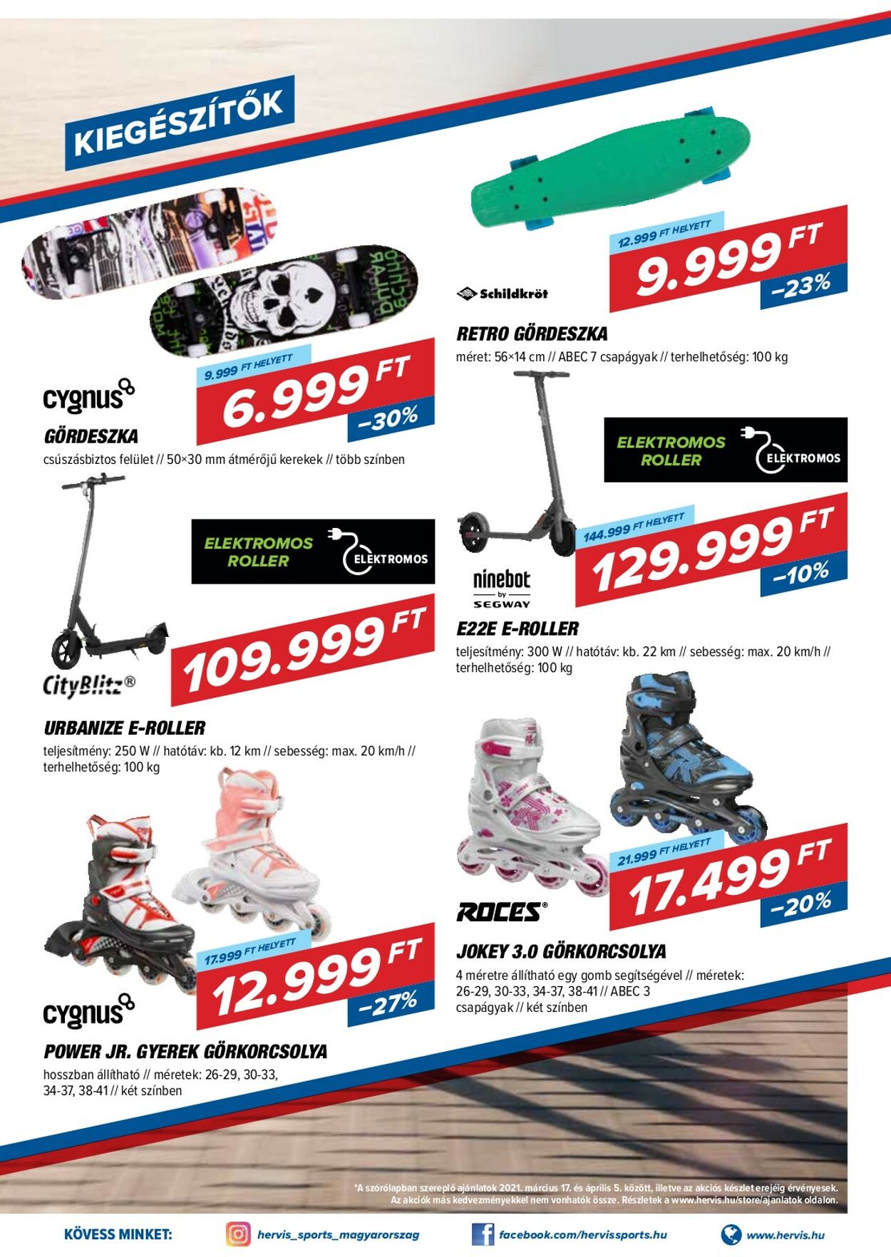 Flyer Hervis Sports 17.03.2021 - 05.04.2021
