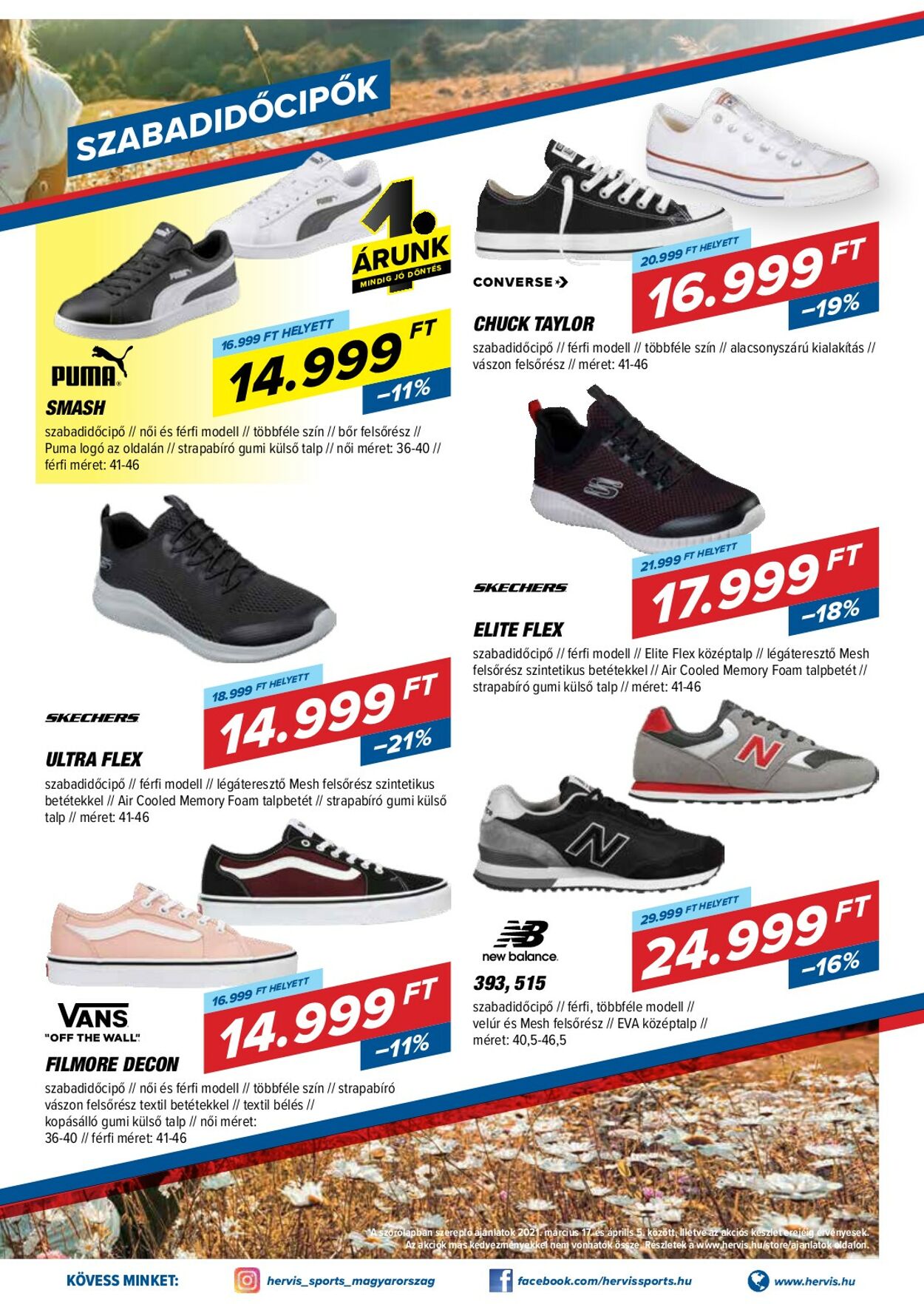 Flyer Hervis Sports 17.03.2021 - 05.04.2021