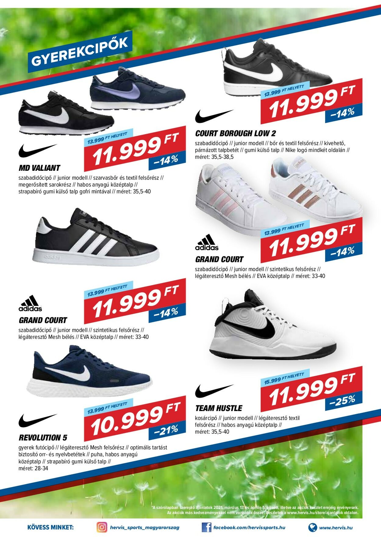 Flyer Hervis Sports 17.03.2021 - 05.04.2021